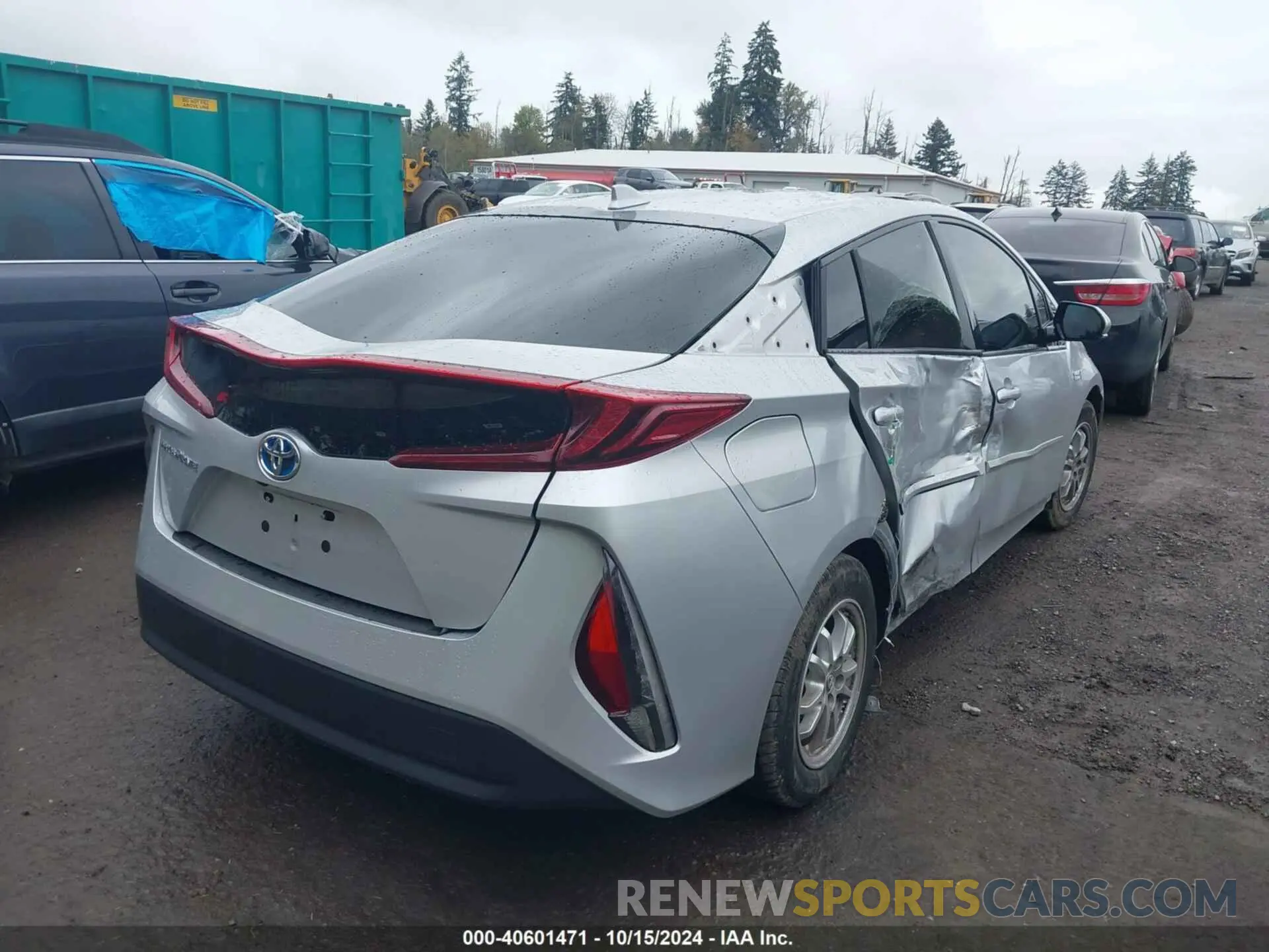 4 Фотография поврежденного автомобиля JTDKARFP2K3113593 TOYOTA PRIUS PRIME 2019
