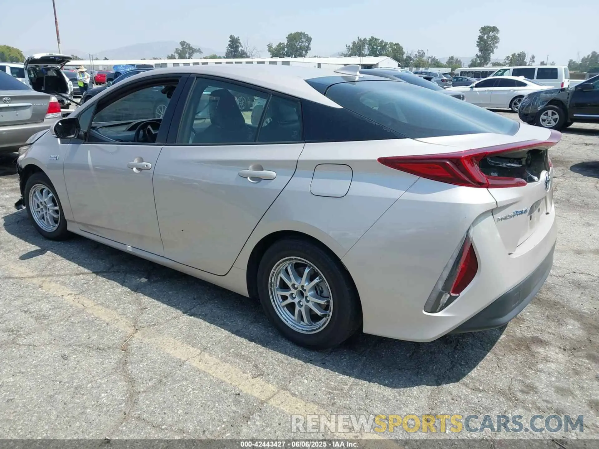 3 Photograph of a damaged car JTDKARFP3K3118706 TOYOTA PRIUS PRIME 2019