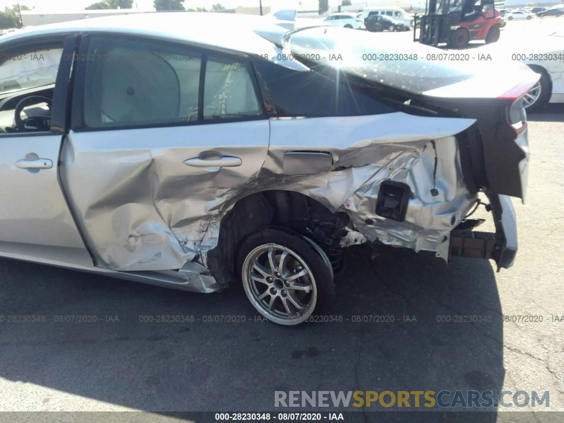 6 Photograph of a damaged car JTDKARFP7K3116019 TOYOTA PRIUS PRIME 2019