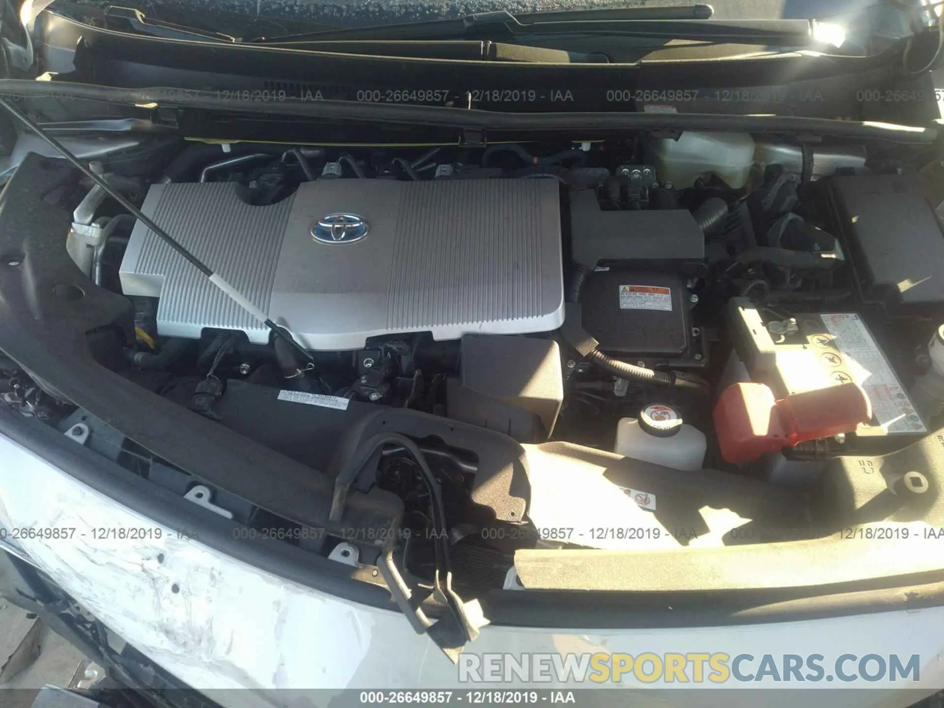 10 Photograph of a damaged car JTDKARFP8K3115073 TOYOTA PRIUS PRIME 2019