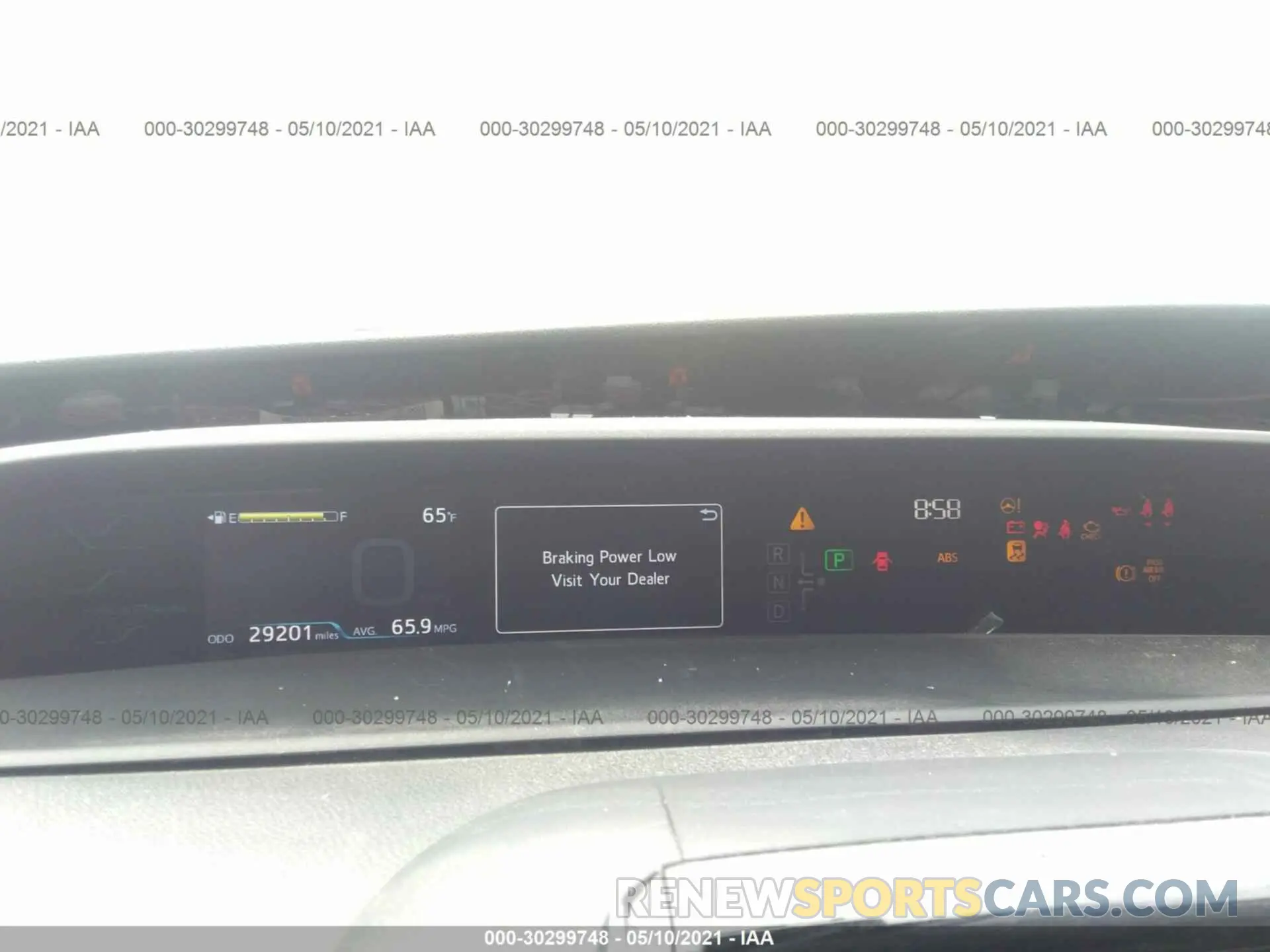 7 Photograph of a damaged car JTDKARFPXK3119559 TOYOTA PRIUS PRIME 2019