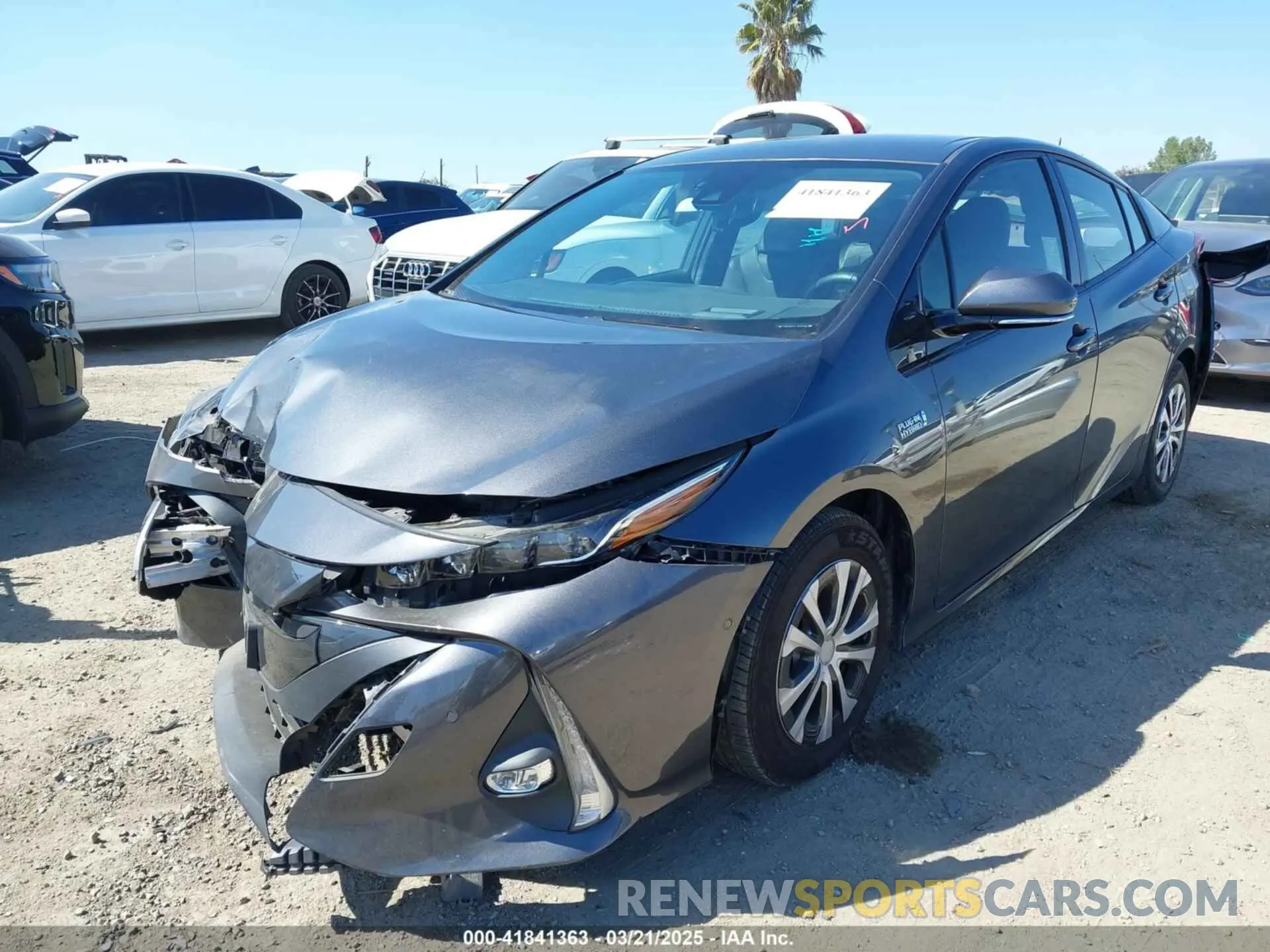 2 Photograph of a damaged car JTDKARFP1L3145839 TOYOTA PRIUS PRIME 2020