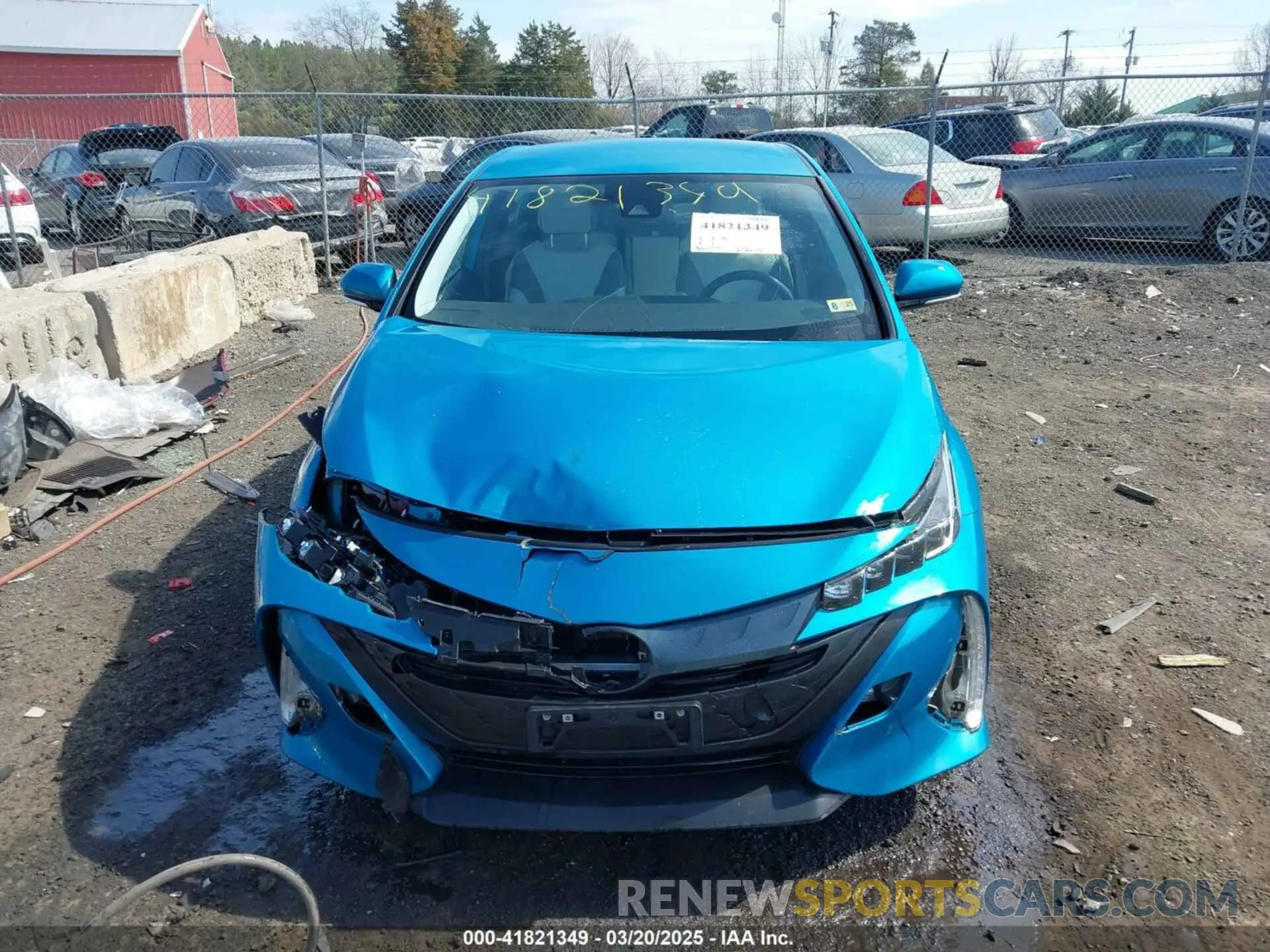 13 Фотография поврежденного автомобиля JTDKARFP2L3122229 TOYOTA PRIUS PRIME 2020