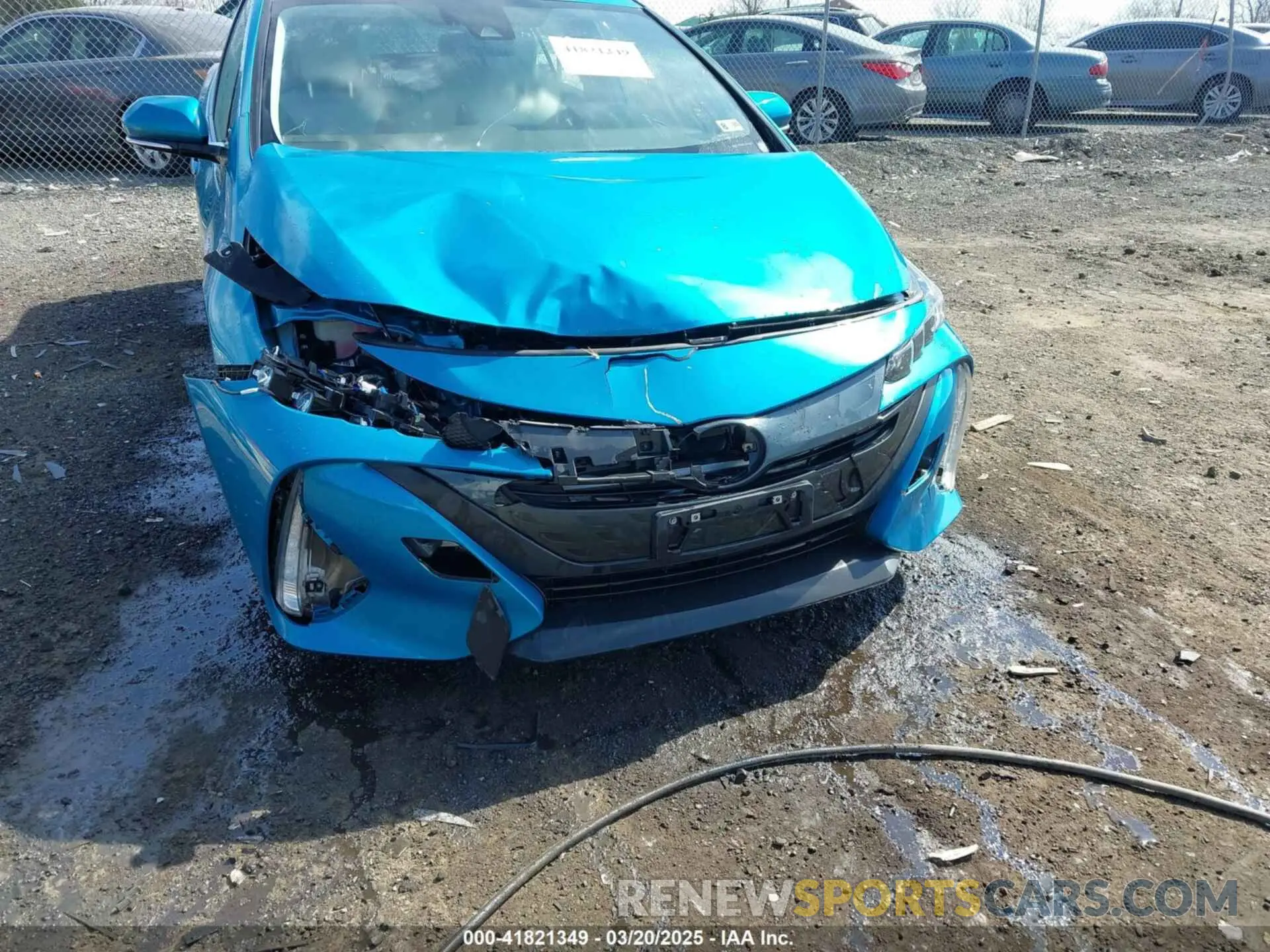 6 Фотография поврежденного автомобиля JTDKARFP2L3122229 TOYOTA PRIUS PRIME 2020