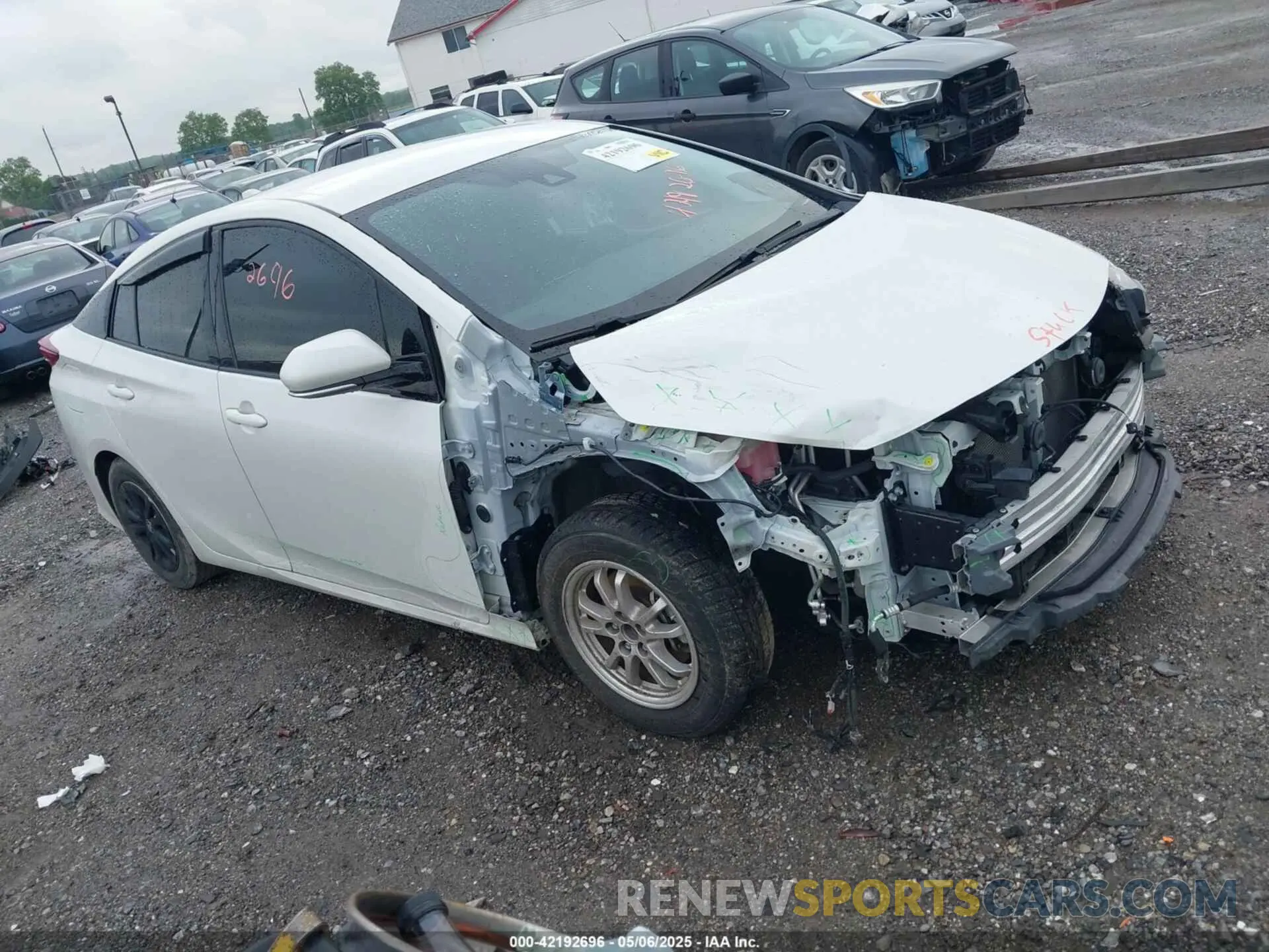1 Фотография поврежденного автомобиля JTDKARFP2L3146028 TOYOTA PRIUS PRIME 2020