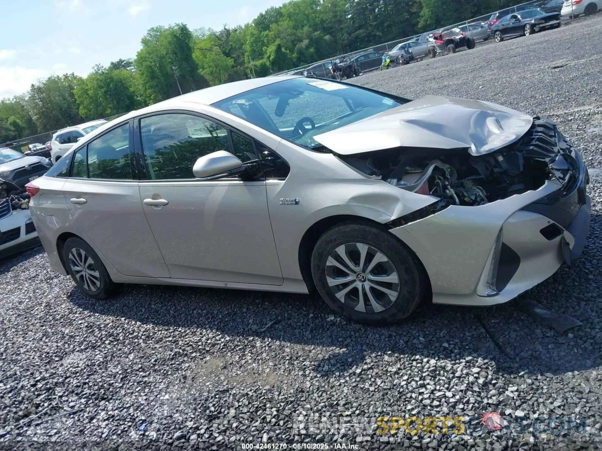 13 Photograph of a damaged car JTDKARFP2L3161189 TOYOTA PRIUS PRIME 2020