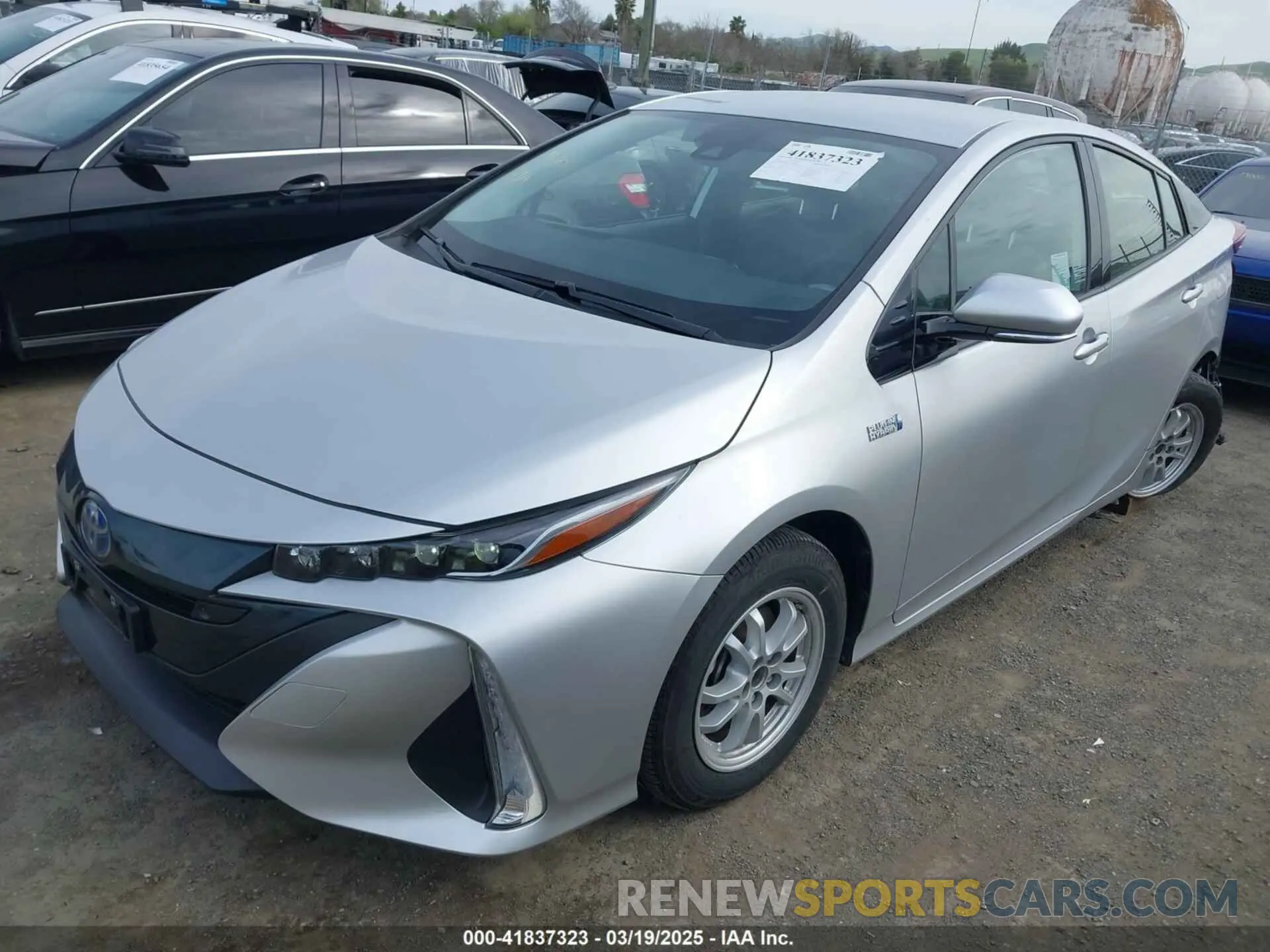 2 Photograph of a damaged car JTDKARFP3L3148922 TOYOTA PRIUS PRIME 2020