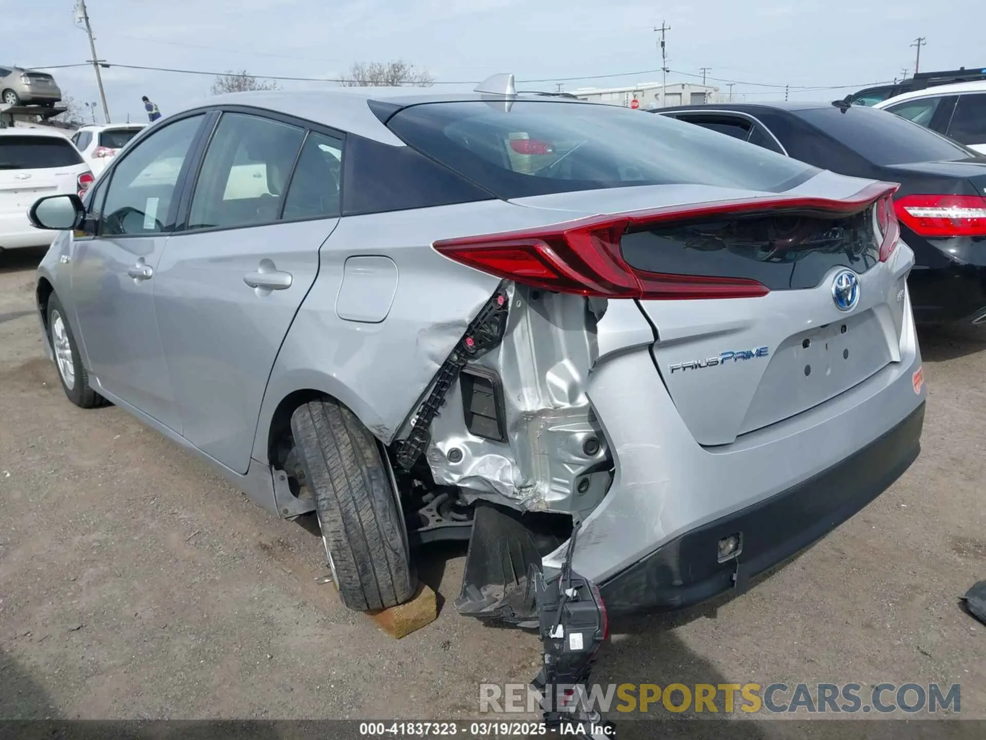 3 Photograph of a damaged car JTDKARFP3L3148922 TOYOTA PRIUS PRIME 2020