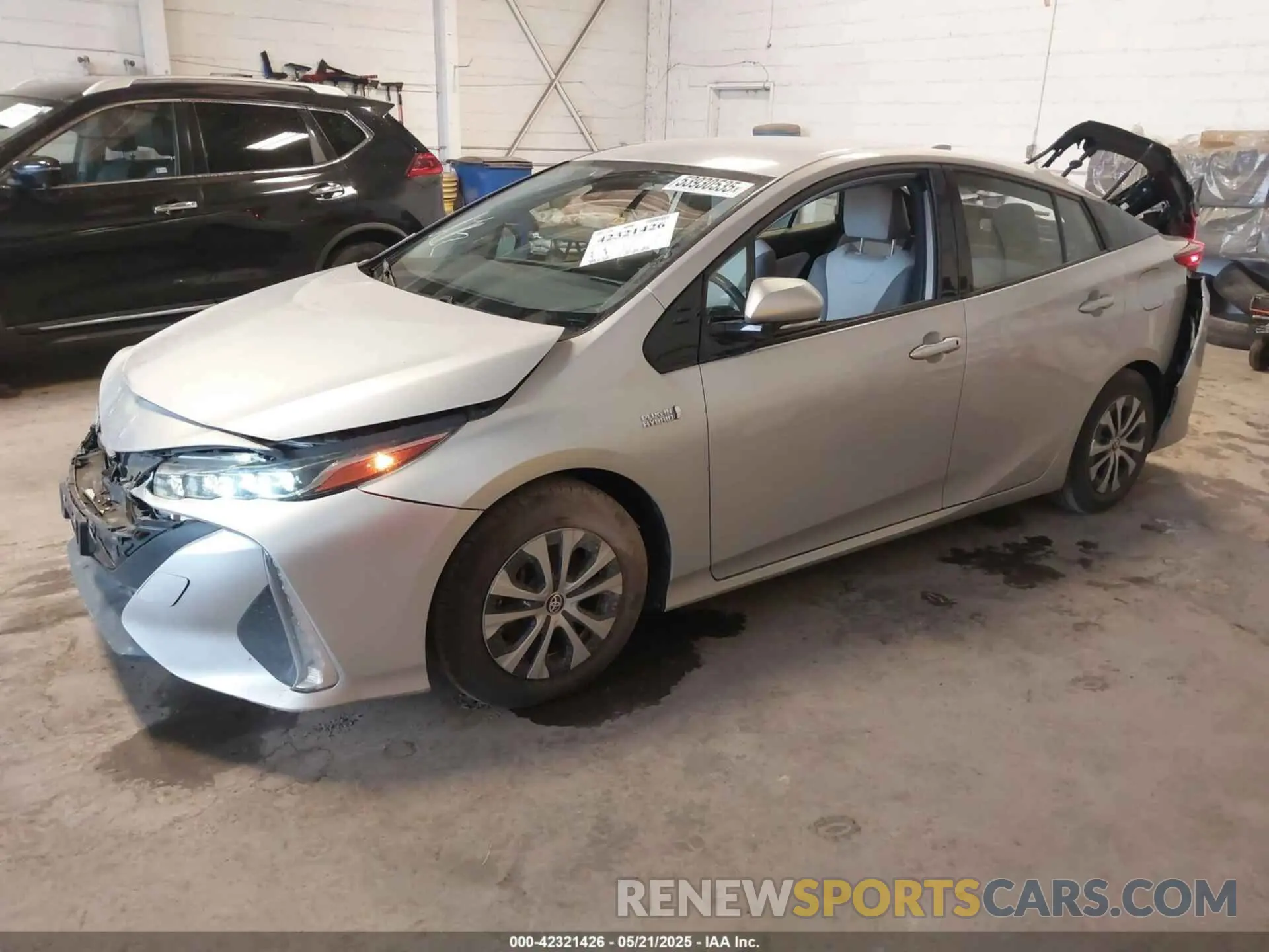 2 Photograph of a damaged car JTDKARFP3L3150458 TOYOTA PRIUS PRIME 2020