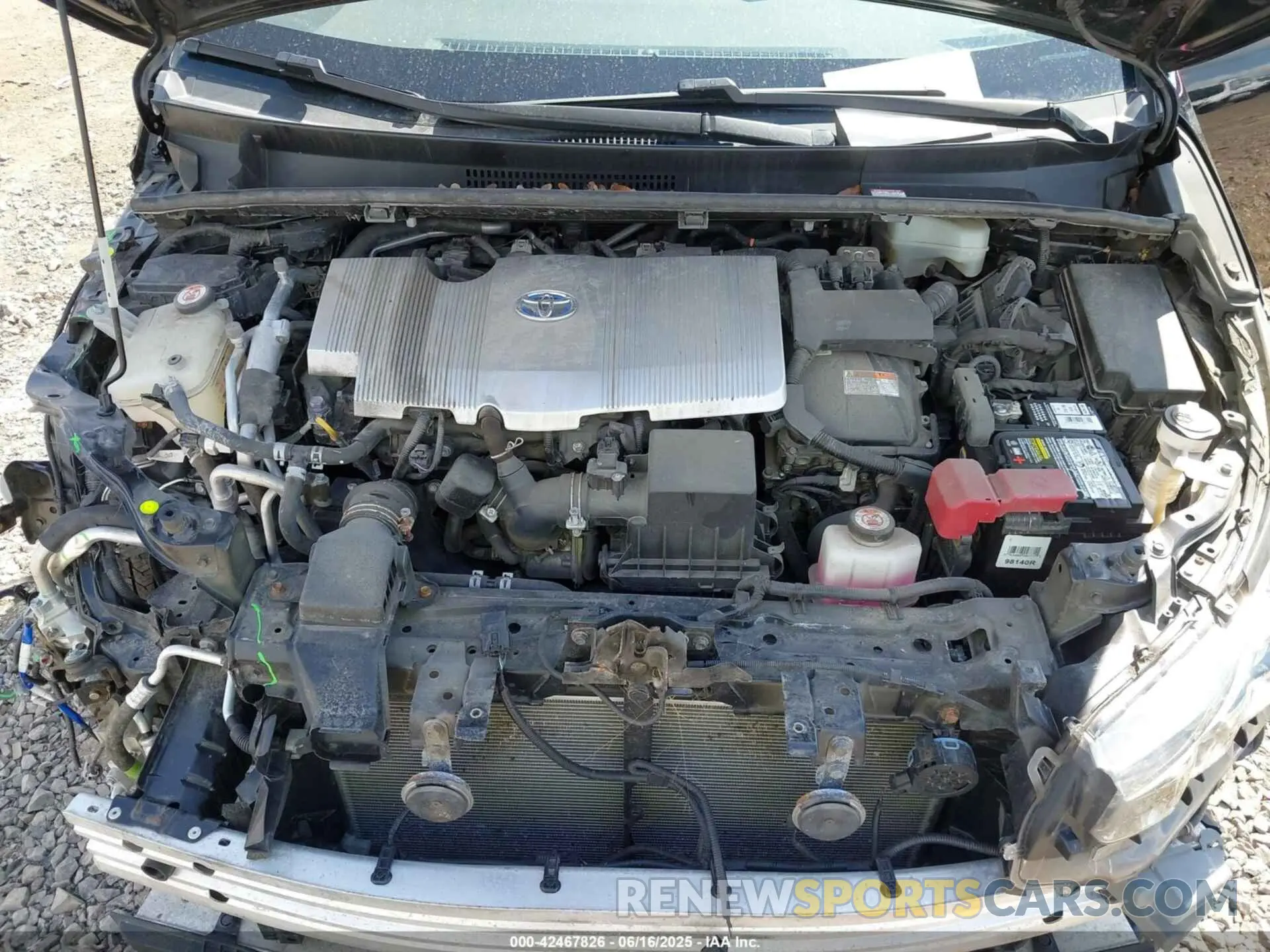 10 Фотография поврежденного автомобиля JTDKARFP3L3156910 TOYOTA PRIUS PRIME 2020