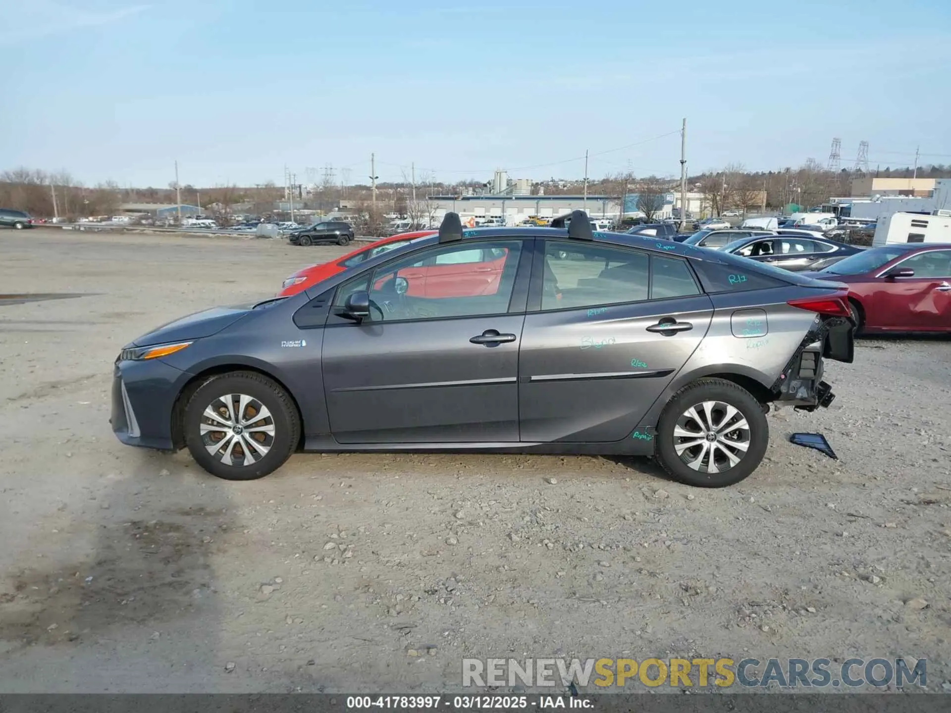 13 Photograph of a damaged car JTDKARFP3L3159564 TOYOTA PRIUS PRIME 2020