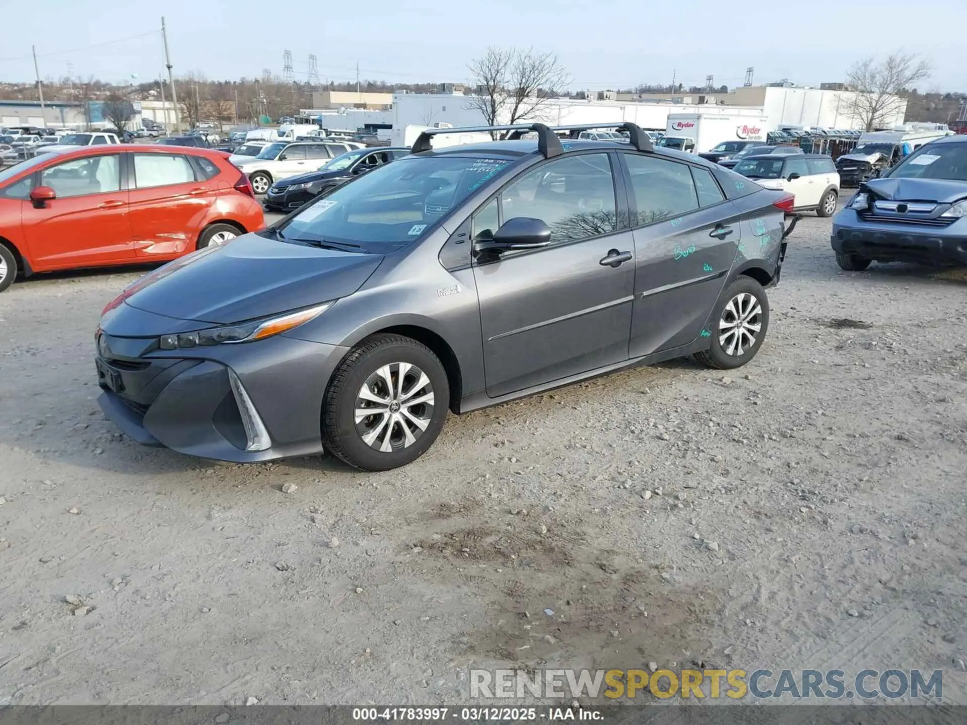 2 Photograph of a damaged car JTDKARFP3L3159564 TOYOTA PRIUS PRIME 2020