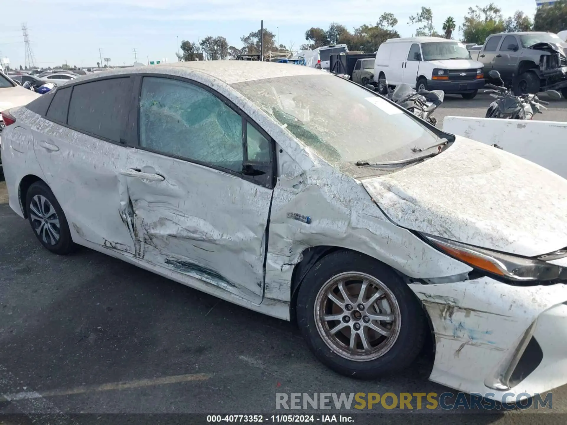 13 Photograph of a damaged car JTDKARFP4L3137086 TOYOTA PRIUS PRIME 2020