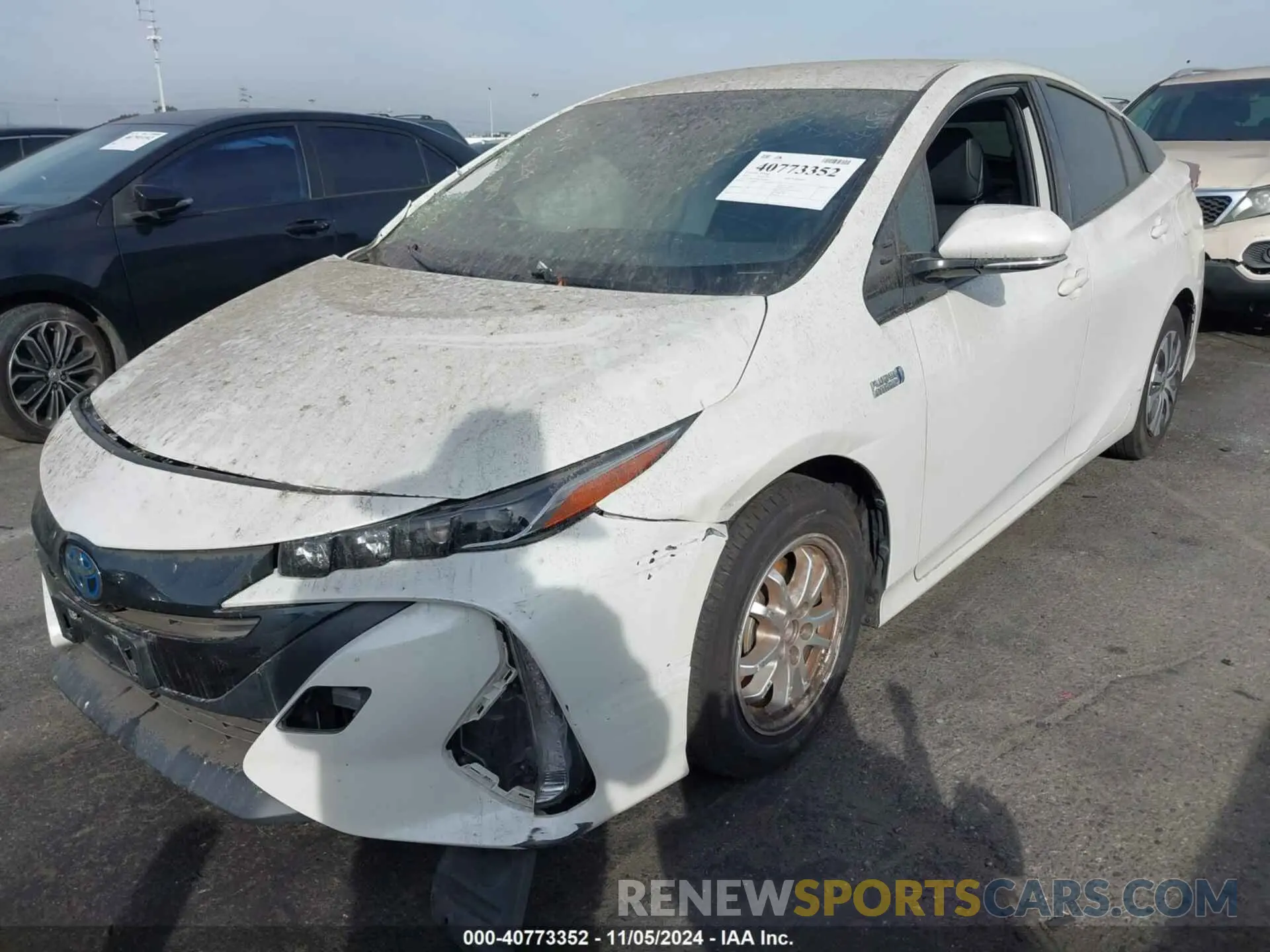 2 Photograph of a damaged car JTDKARFP4L3137086 TOYOTA PRIUS PRIME 2020