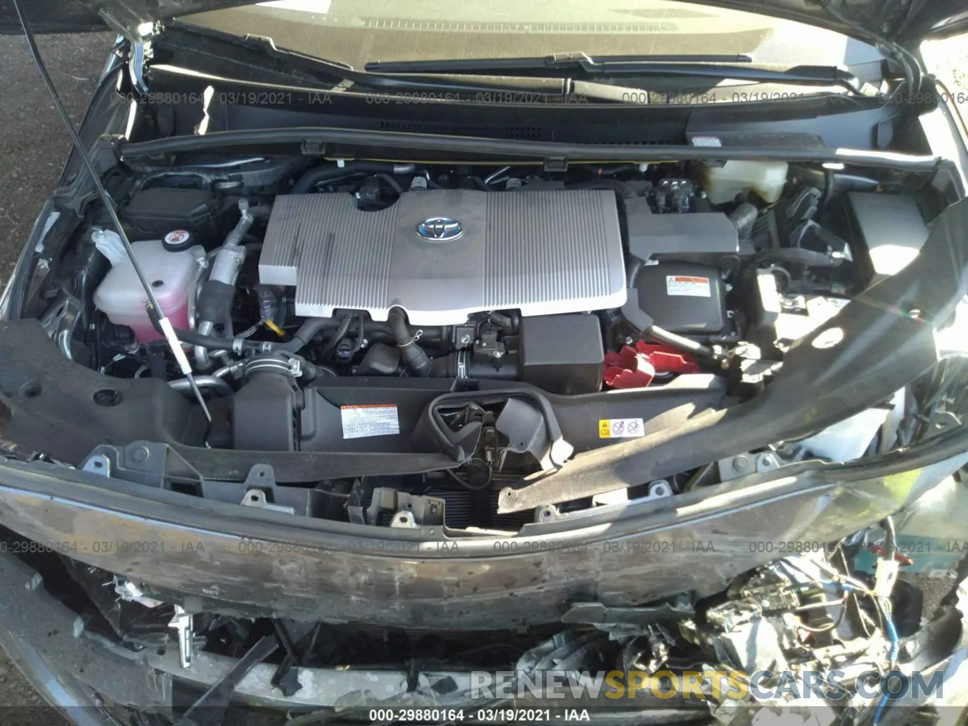 10 Photograph of a damaged car JTDKARFP4L3151313 TOYOTA PRIUS PRIME 2020