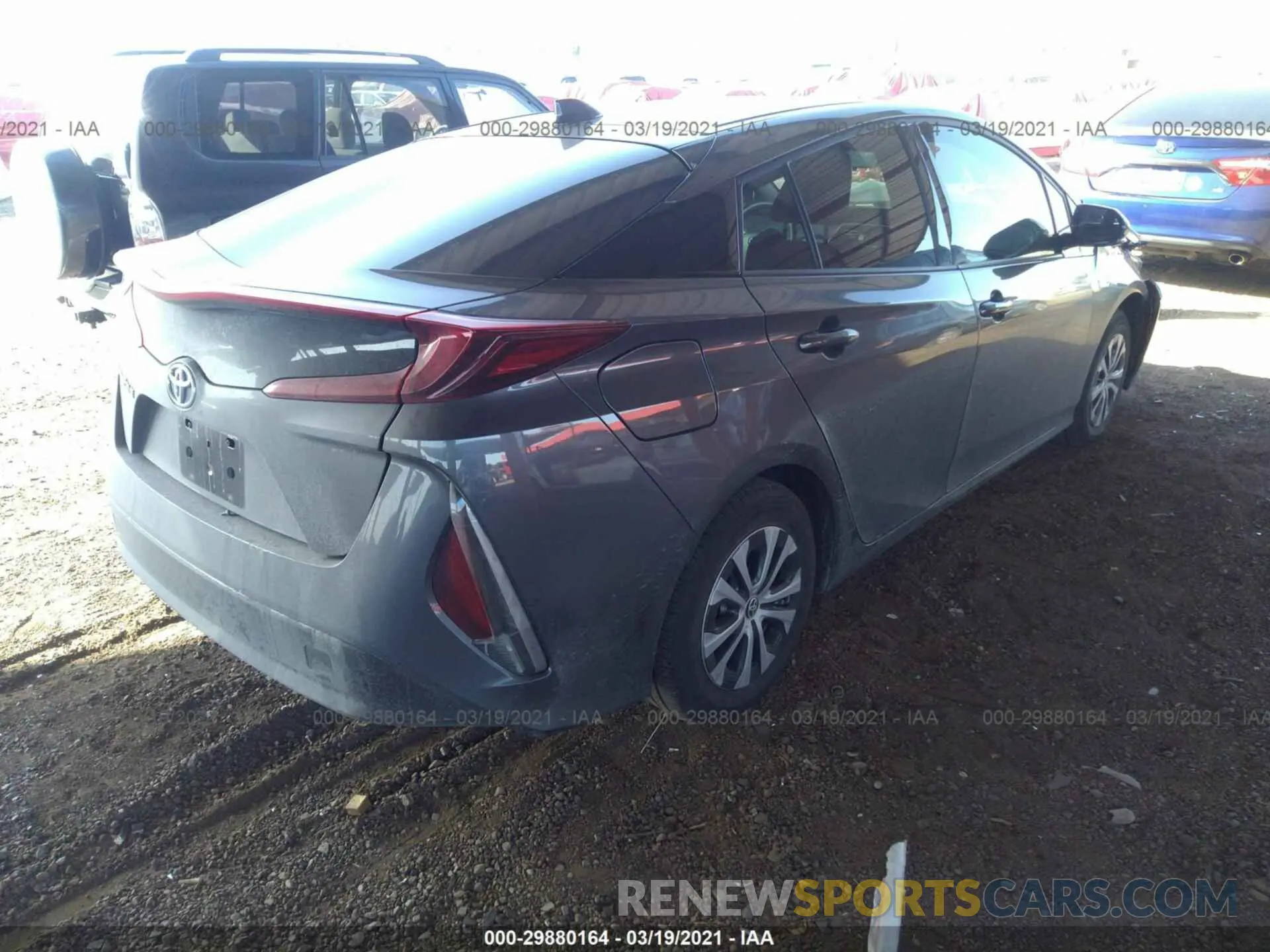 4 Photograph of a damaged car JTDKARFP4L3151313 TOYOTA PRIUS PRIME 2020