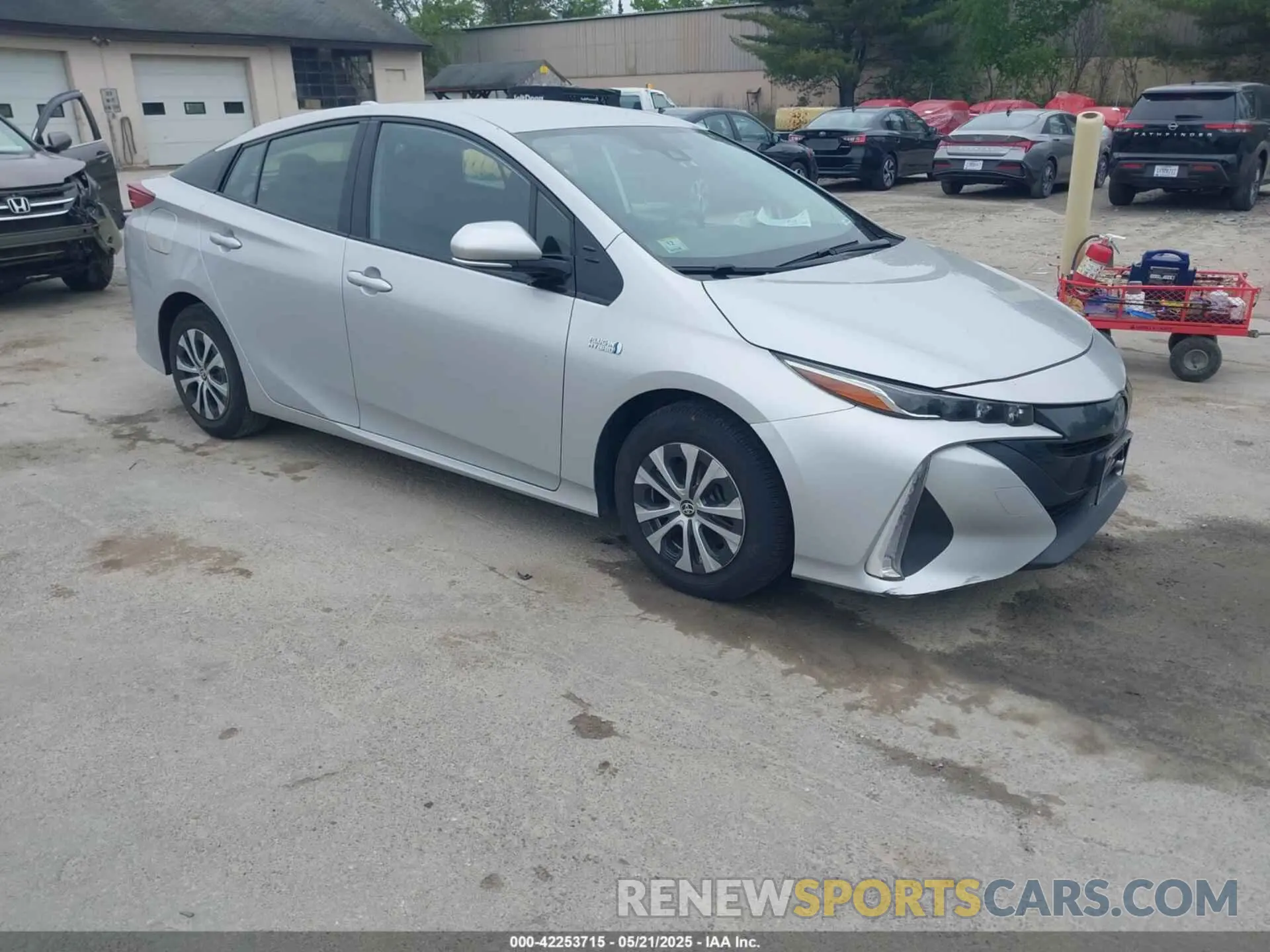1 Photograph of a damaged car JTDKARFP7L3147014 TOYOTA PRIUS PRIME 2020