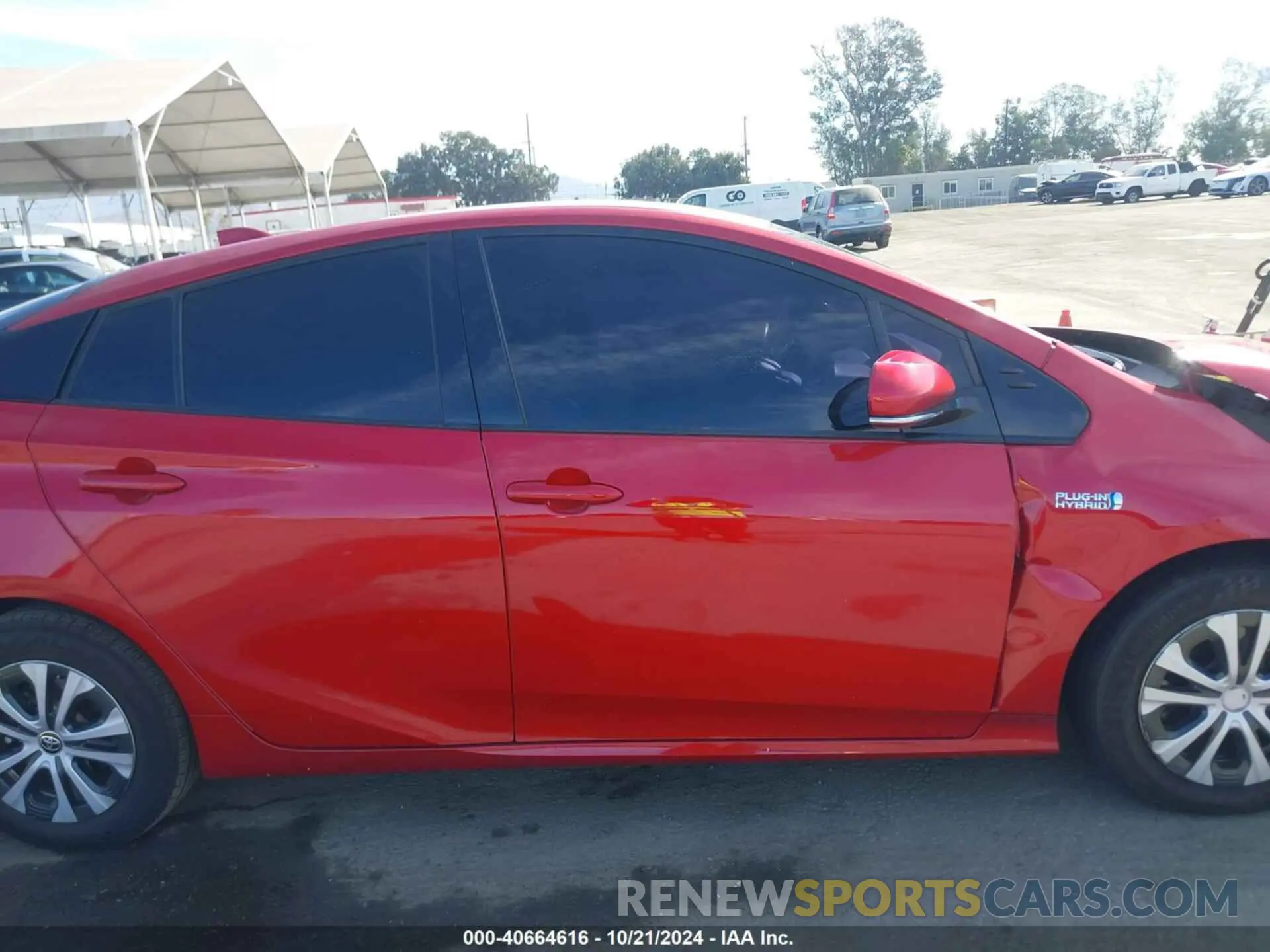 13 Photograph of a damaged car JTDKARFPXL3136444 TOYOTA PRIUS PRIME 2020