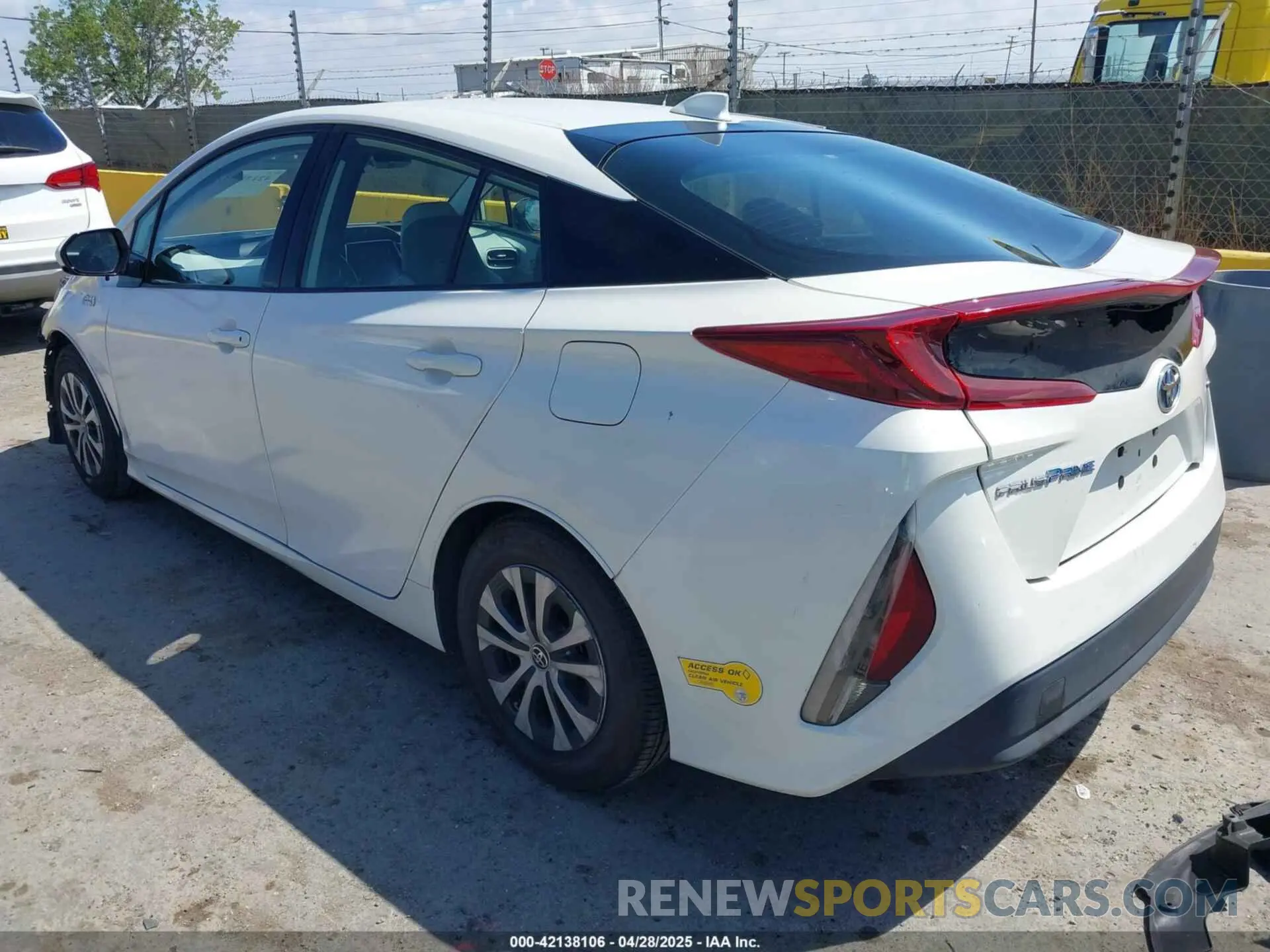 3 Photograph of a damaged car JTDKARFPXL3141711 TOYOTA PRIUS PRIME 2020