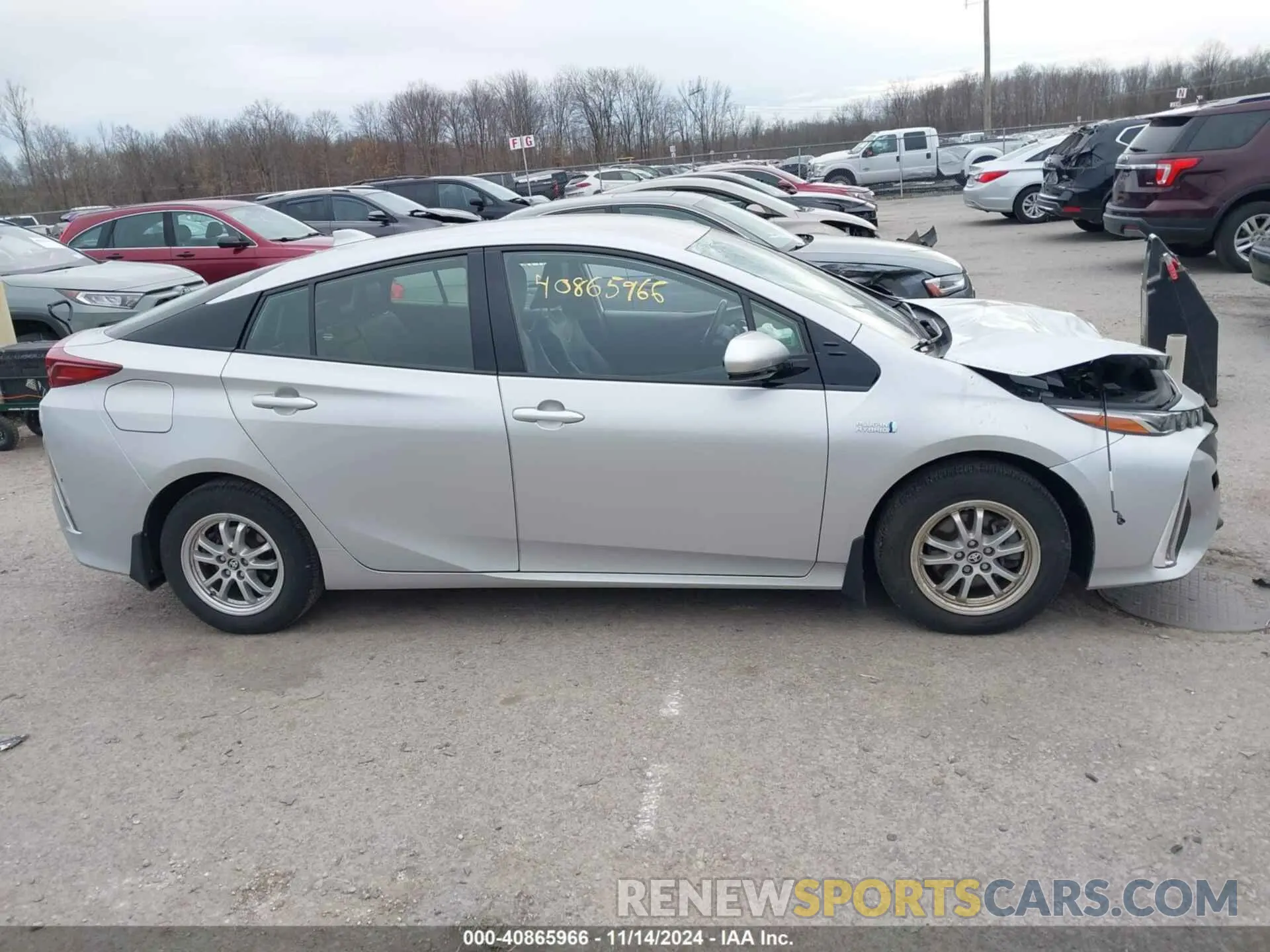 13 Photograph of a damaged car JTDKARFPXL3158265 TOYOTA PRIUS PRIME 2020