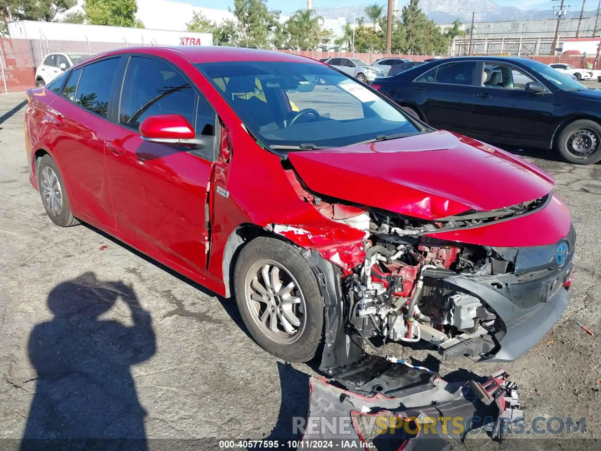 1 Photograph of a damaged car JTDKAMFP0M3174754 TOYOTA PRIUS PRIME 2021