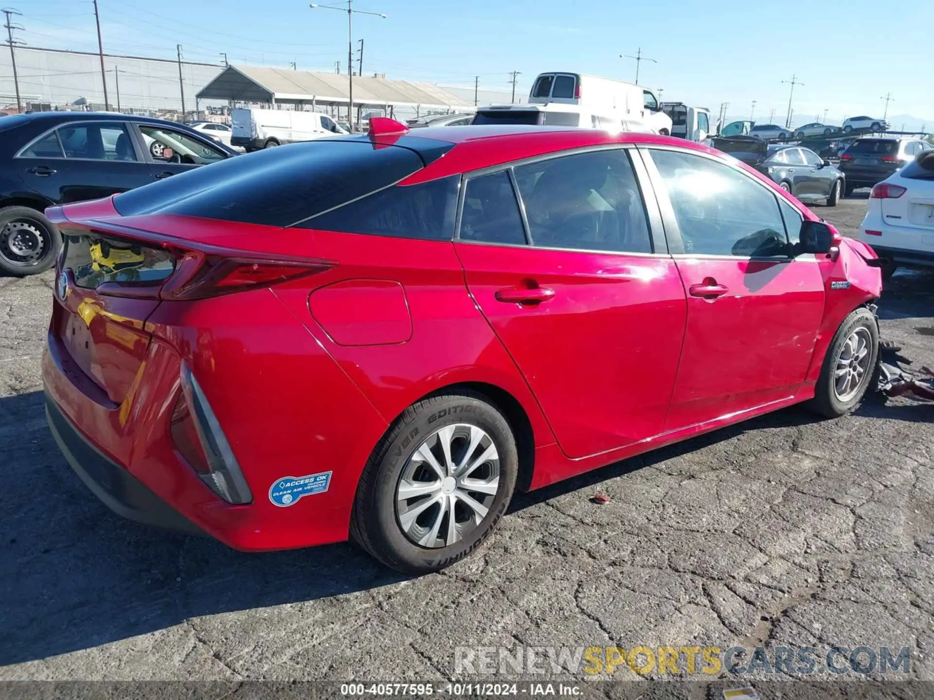 4 Photograph of a damaged car JTDKAMFP0M3174754 TOYOTA PRIUS PRIME 2021