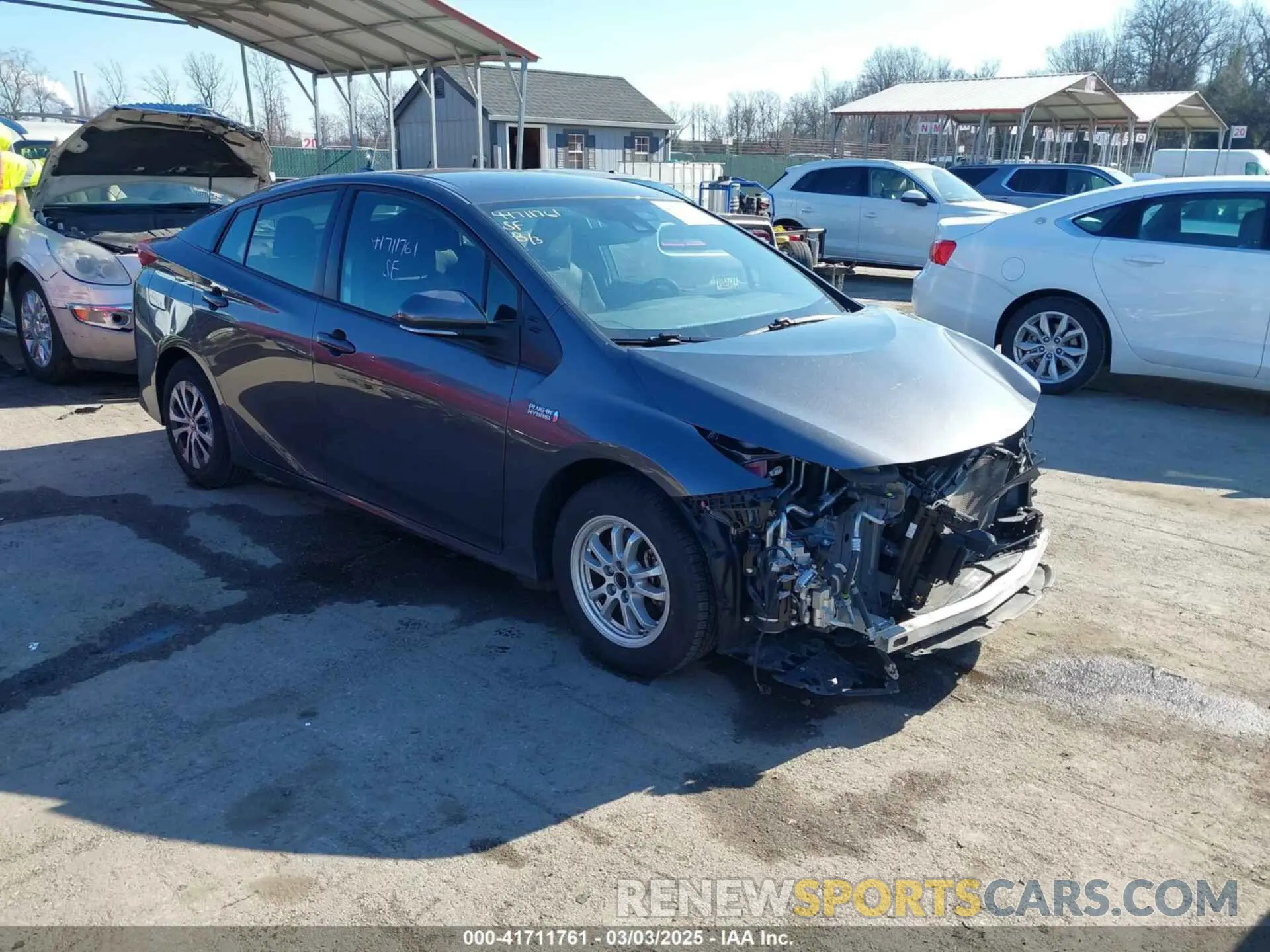 1 Photograph of a damaged car JTDKAMFP0M3176097 TOYOTA PRIUS PRIME 2021