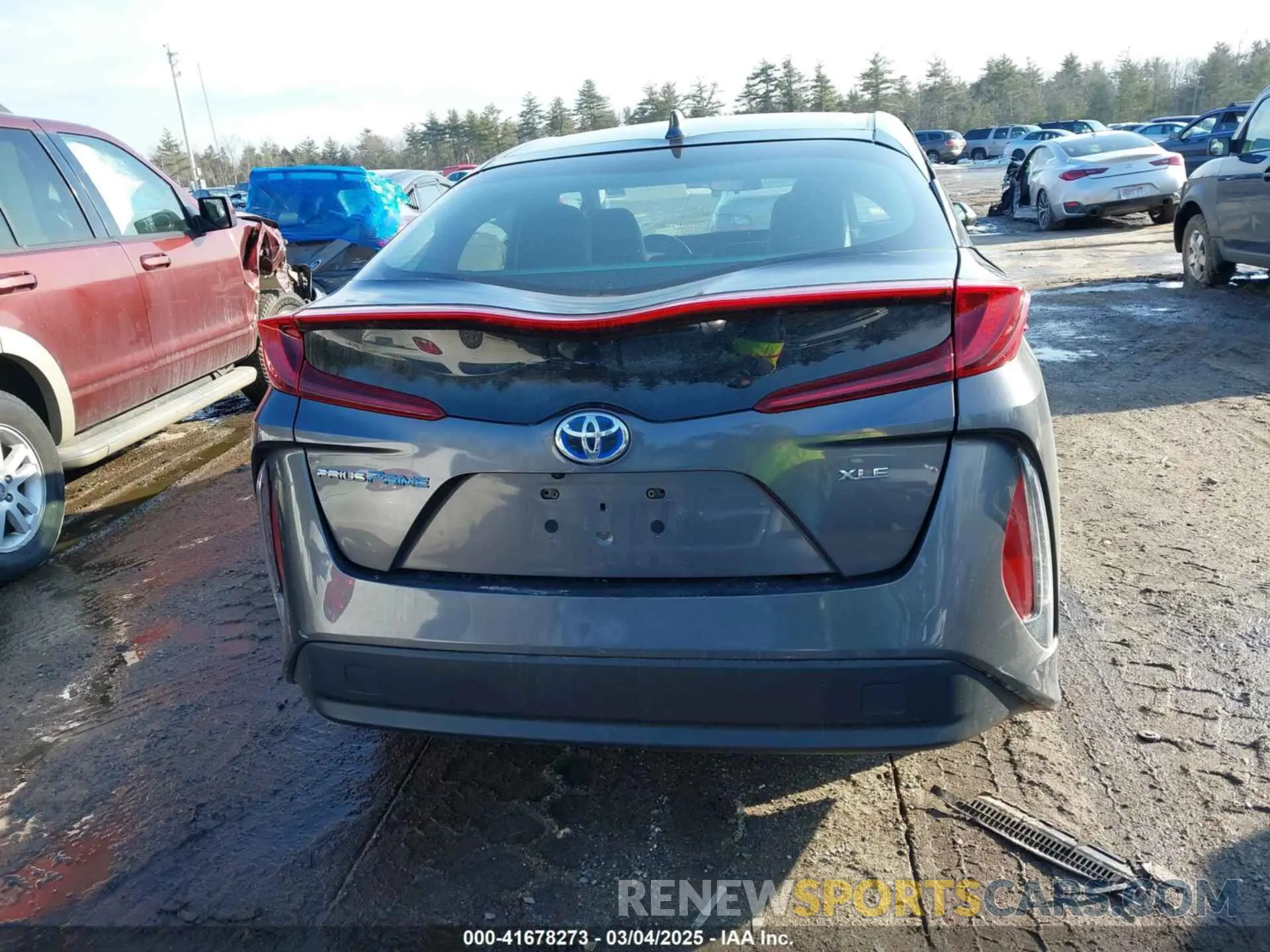 16 Фотография поврежденного автомобиля JTDKAMFP0M3187116 TOYOTA PRIUS PRIME 2021