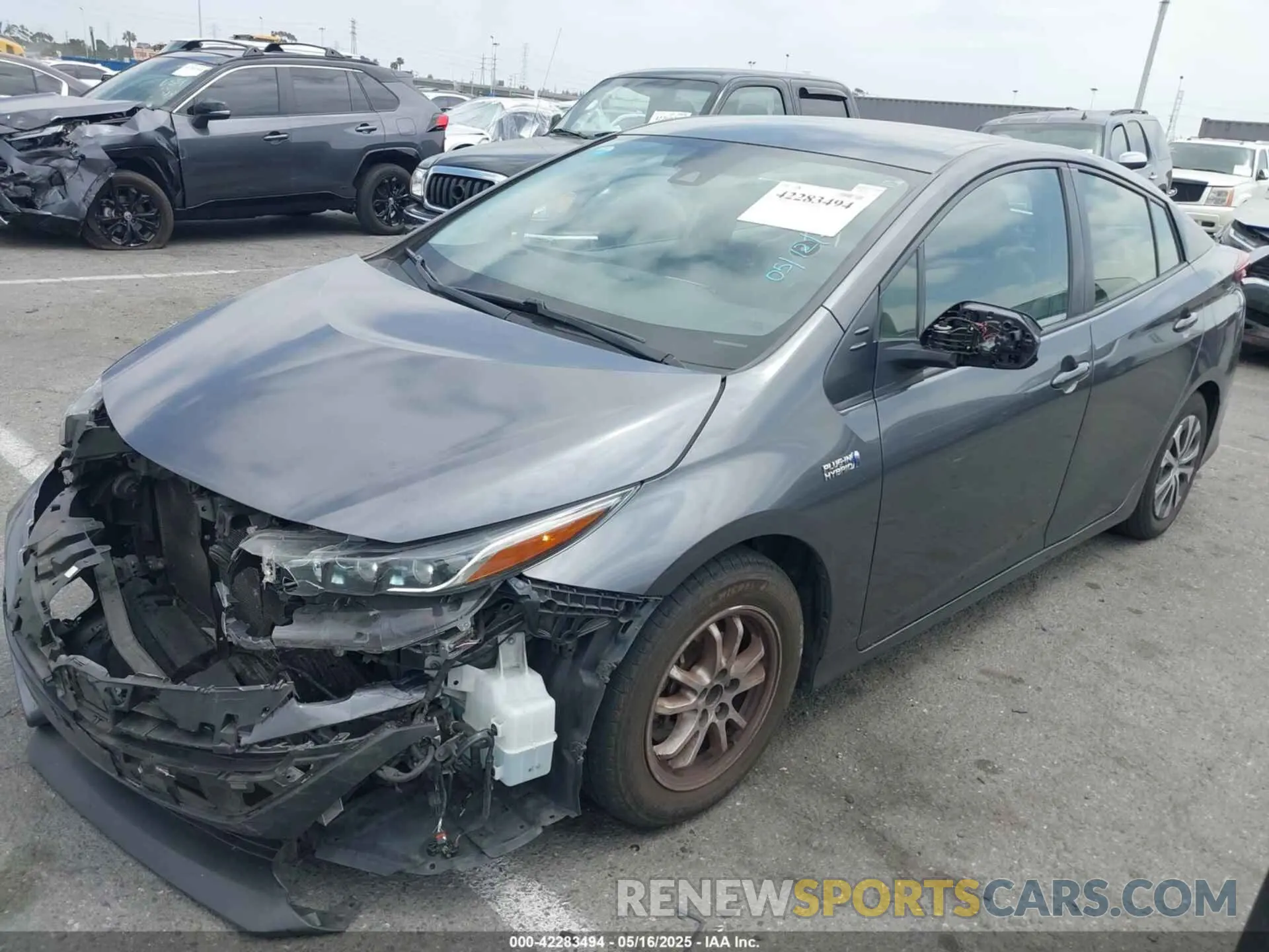2 Photograph of a damaged car JTDKAMFP0M3193305 TOYOTA PRIUS PRIME 2021