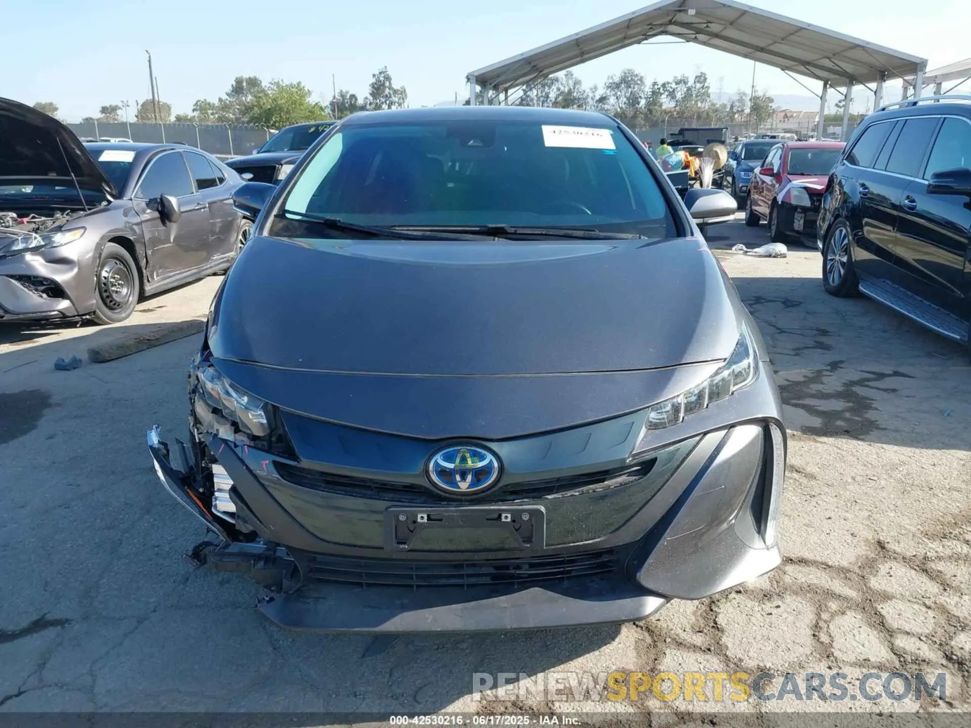 12 Фотография поврежденного автомобиля JTDKAMFP1M3195662 TOYOTA PRIUS PRIME 2021