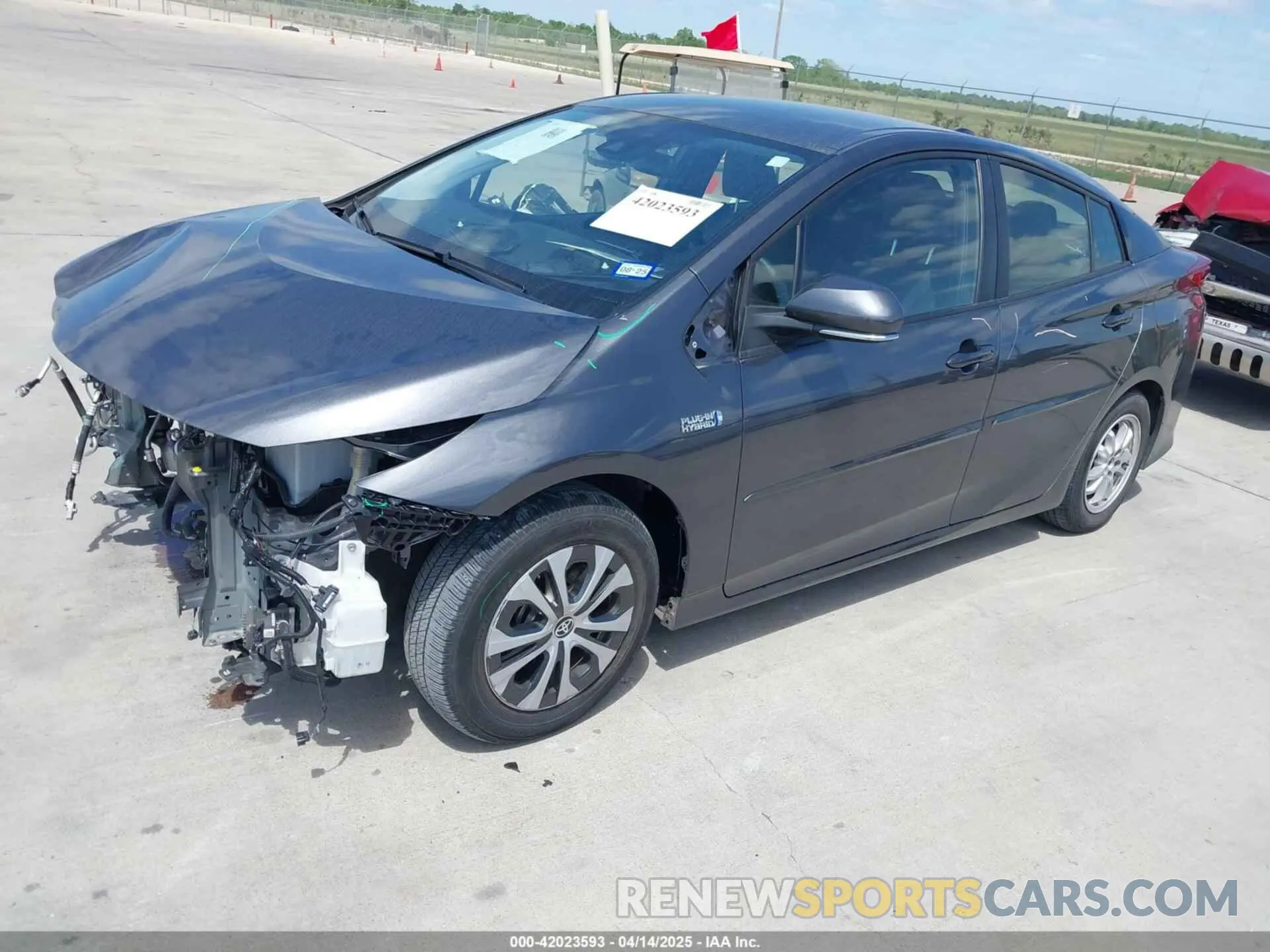 2 Фотография поврежденного автомобиля JTDKAMFP3M3193640 TOYOTA PRIUS PRIME 2021