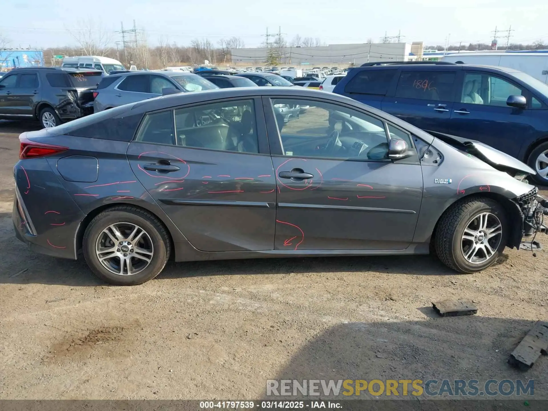 13 Photograph of a damaged car JTDKAMFP4M3165667 TOYOTA PRIUS PRIME 2021