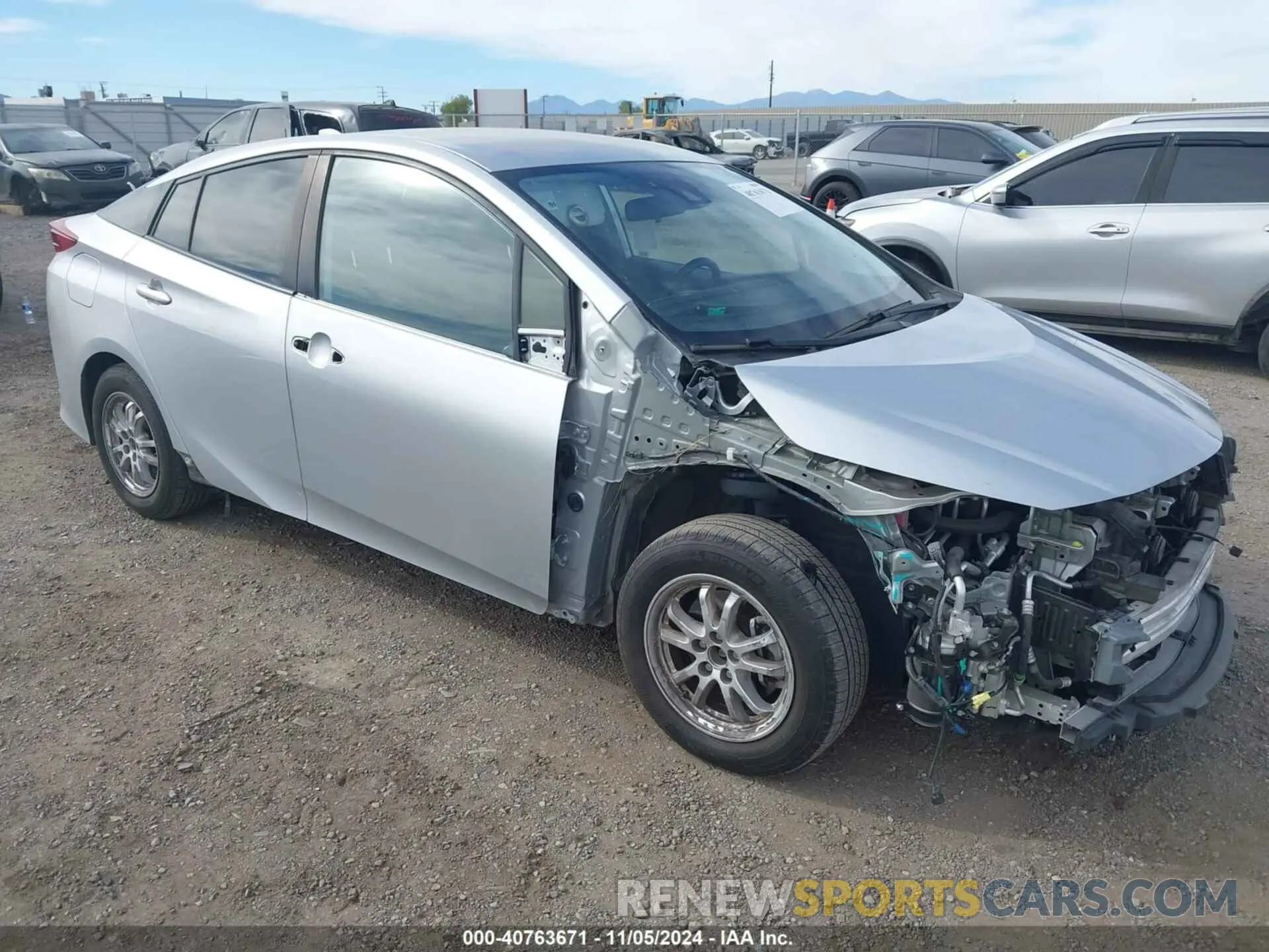 1 Photograph of a damaged car JTDKAMFP5M3171509 TOYOTA PRIUS PRIME 2021