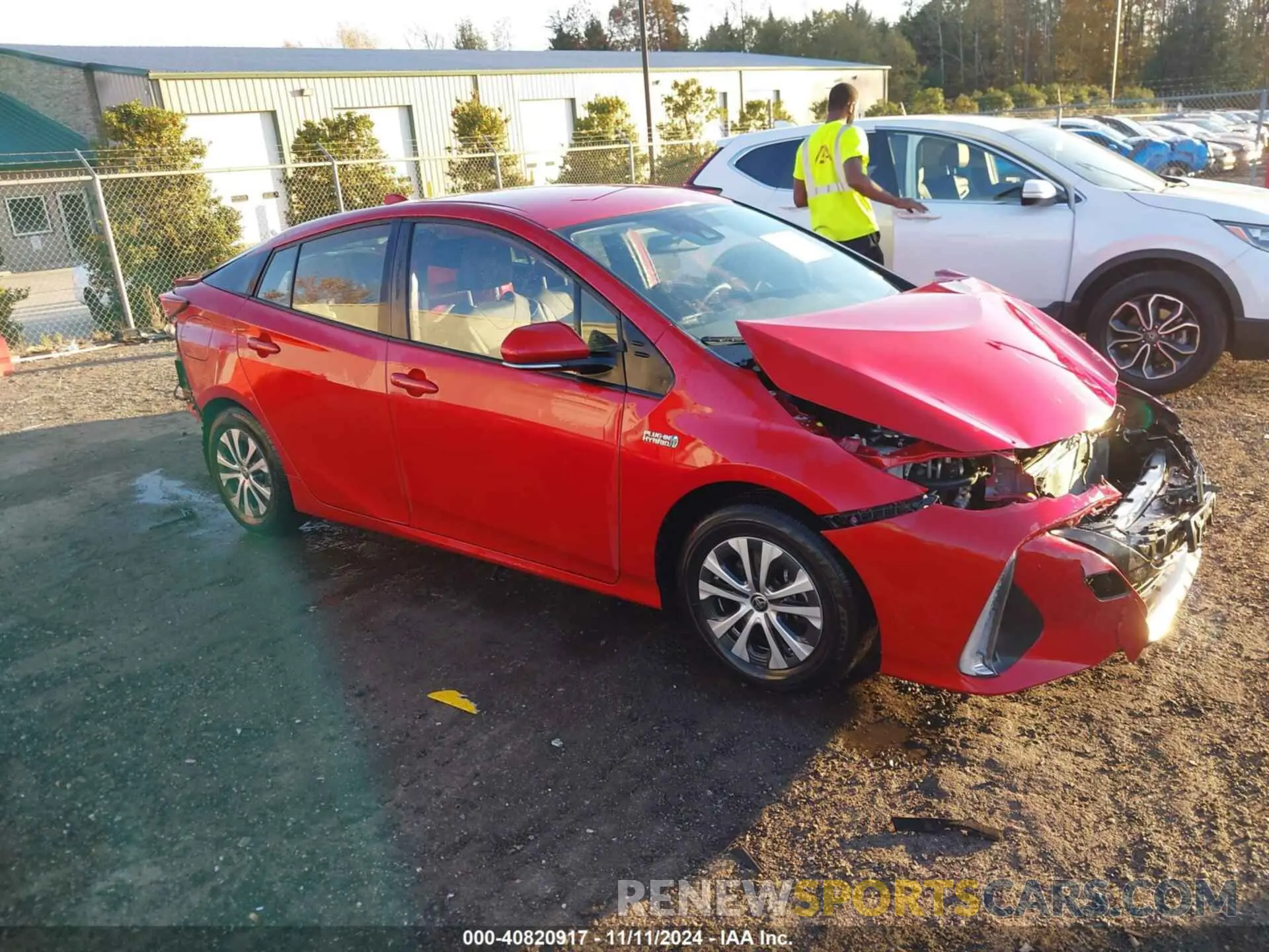 1 Photograph of a damaged car JTDKAMFP7M3177618 TOYOTA PRIUS PRIME 2021