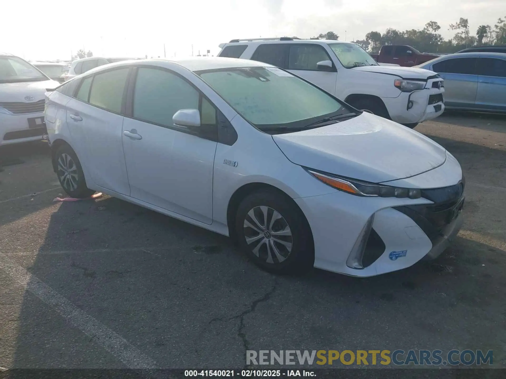 1 Photograph of a damaged car JTDKAMFP7M3193401 TOYOTA PRIUS PRIME 2021