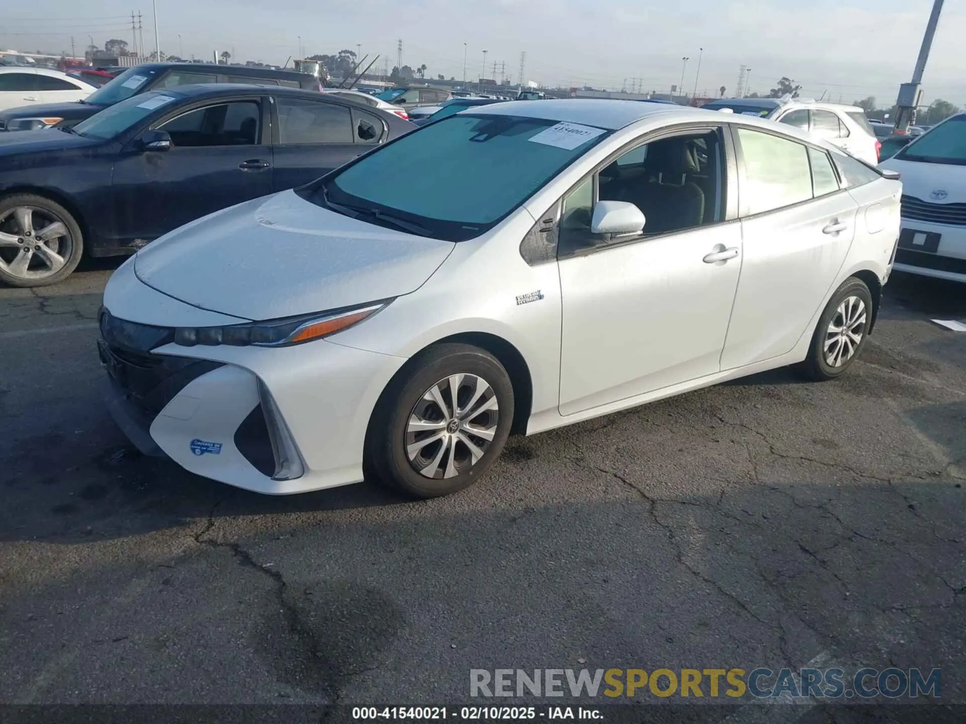 2 Photograph of a damaged car JTDKAMFP7M3193401 TOYOTA PRIUS PRIME 2021
