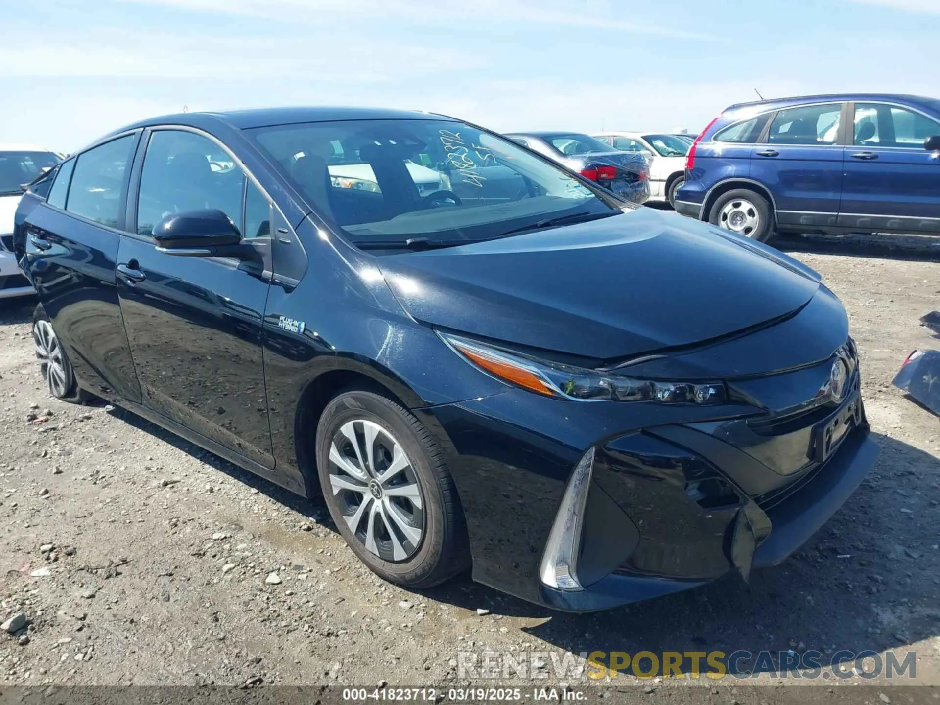 1 Photograph of a damaged car JTDKAMFP8M3164750 TOYOTA PRIUS PRIME 2021
