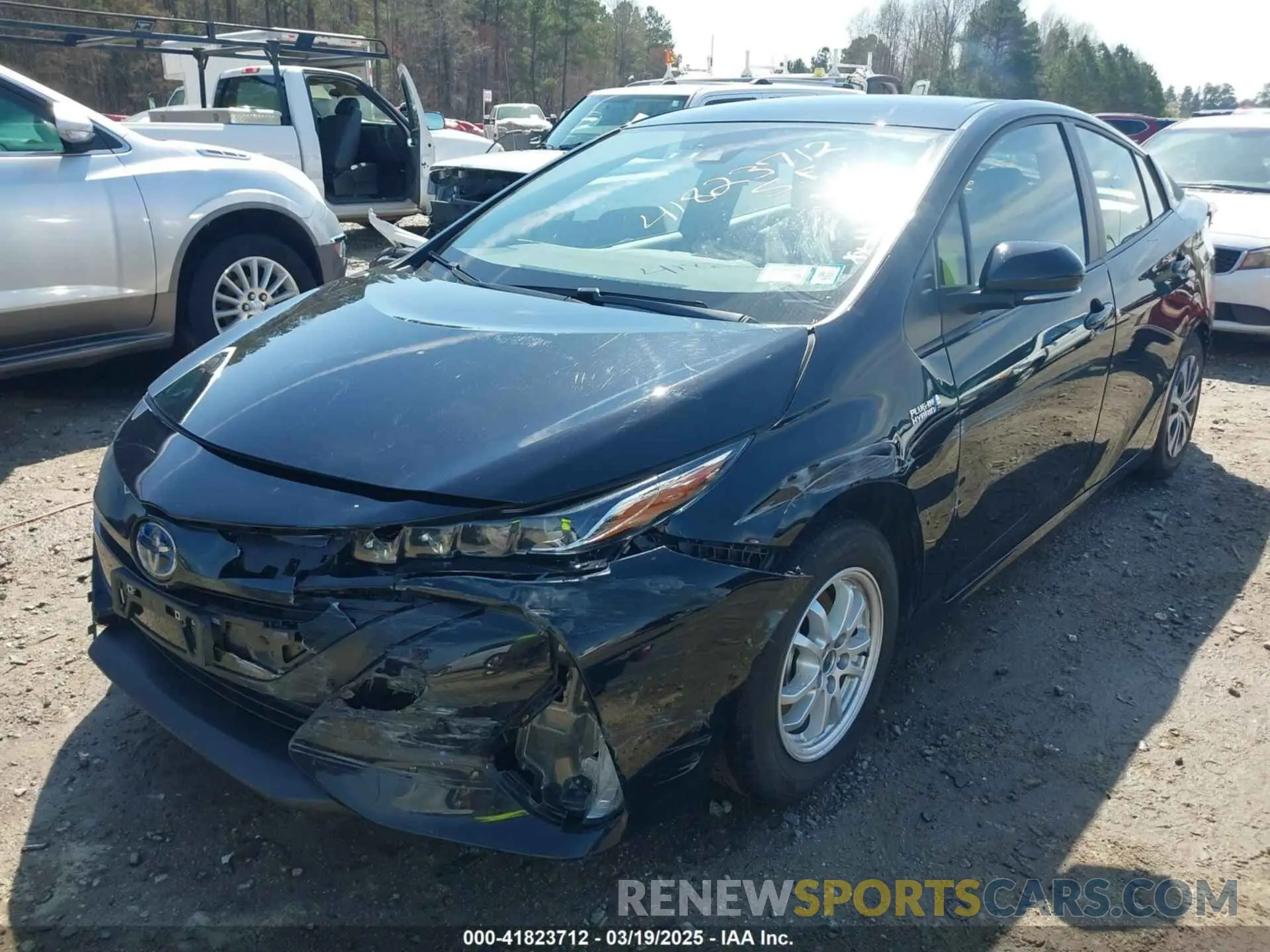 2 Photograph of a damaged car JTDKAMFP8M3164750 TOYOTA PRIUS PRIME 2021