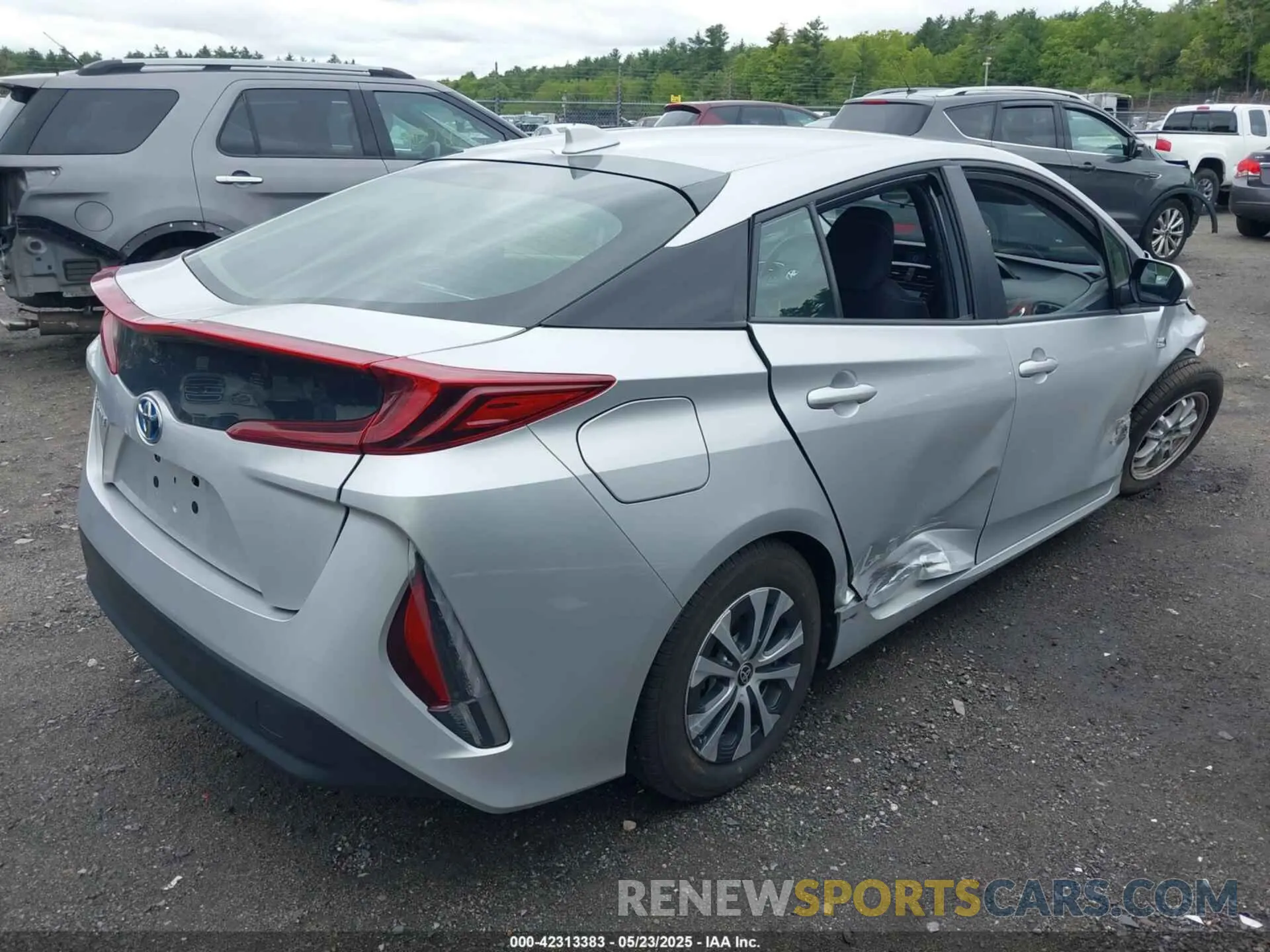 4 Фотография поврежденного автомобиля JTDKAMFP9M3179242 TOYOTA PRIUS PRIME 2021