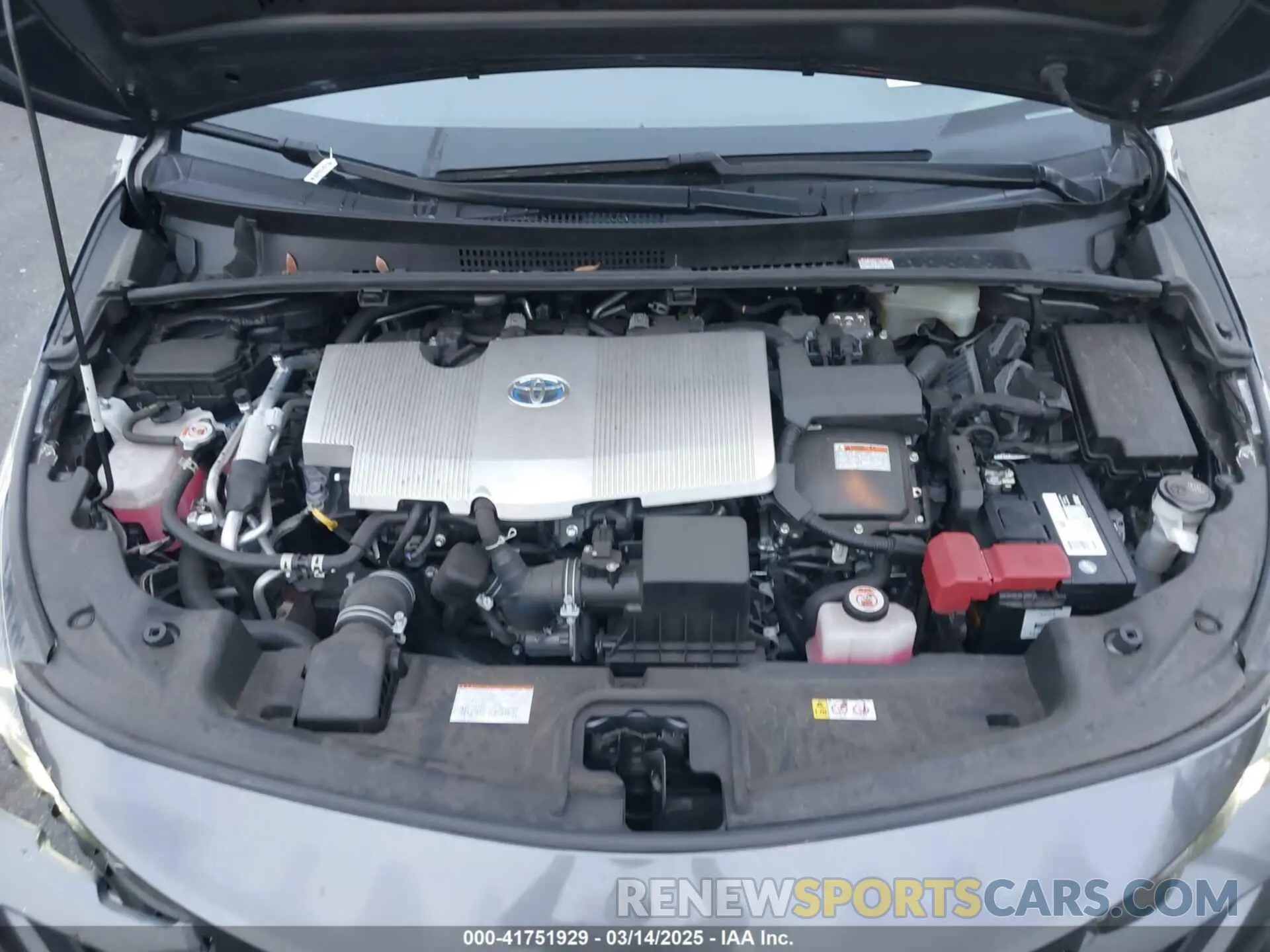 10 Фотография поврежденного автомобиля JTDKAMFP4N3202105 TOYOTA PRIUS PRIME 2022