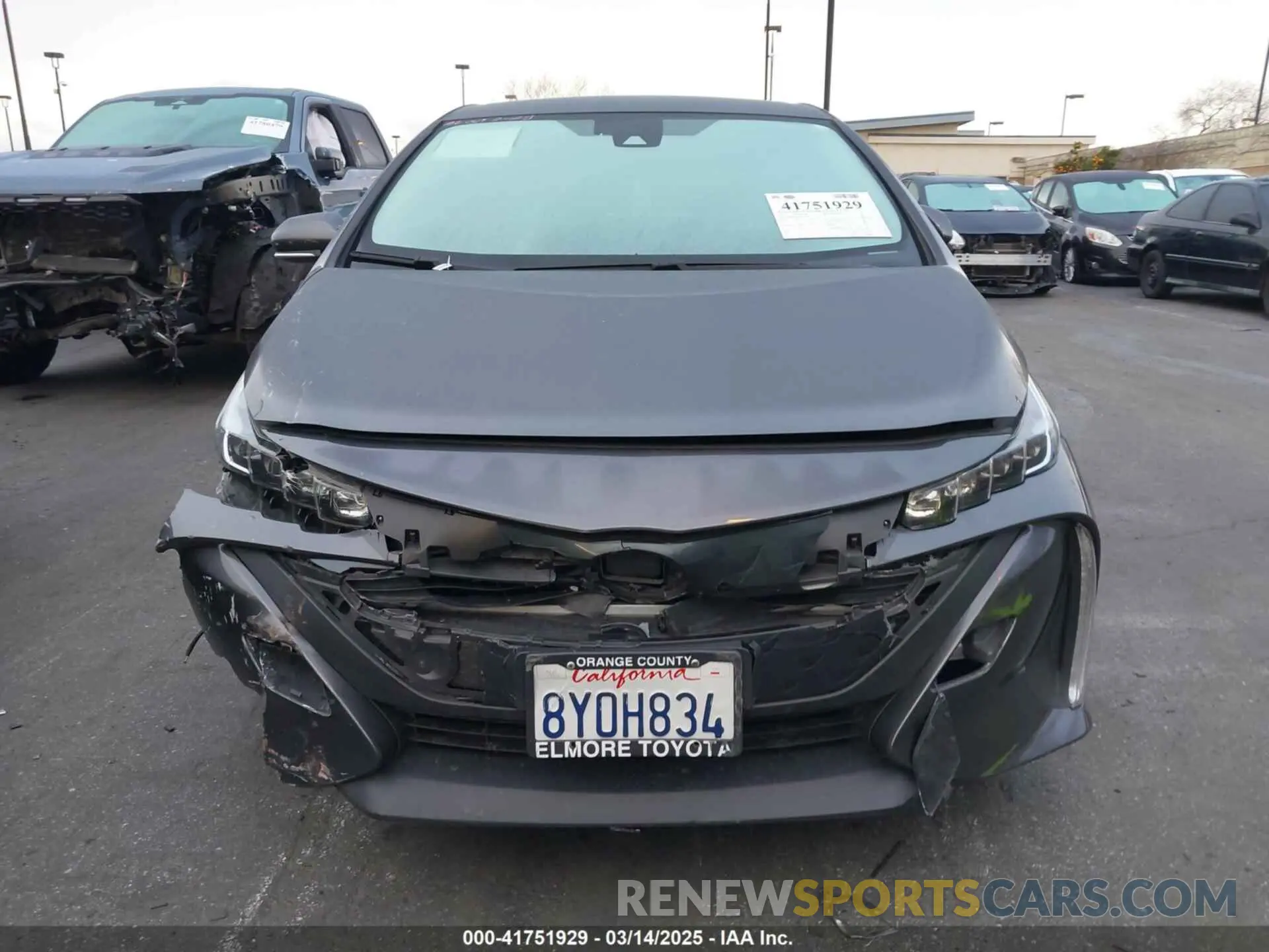 12 Фотография поврежденного автомобиля JTDKAMFP4N3202105 TOYOTA PRIUS PRIME 2022