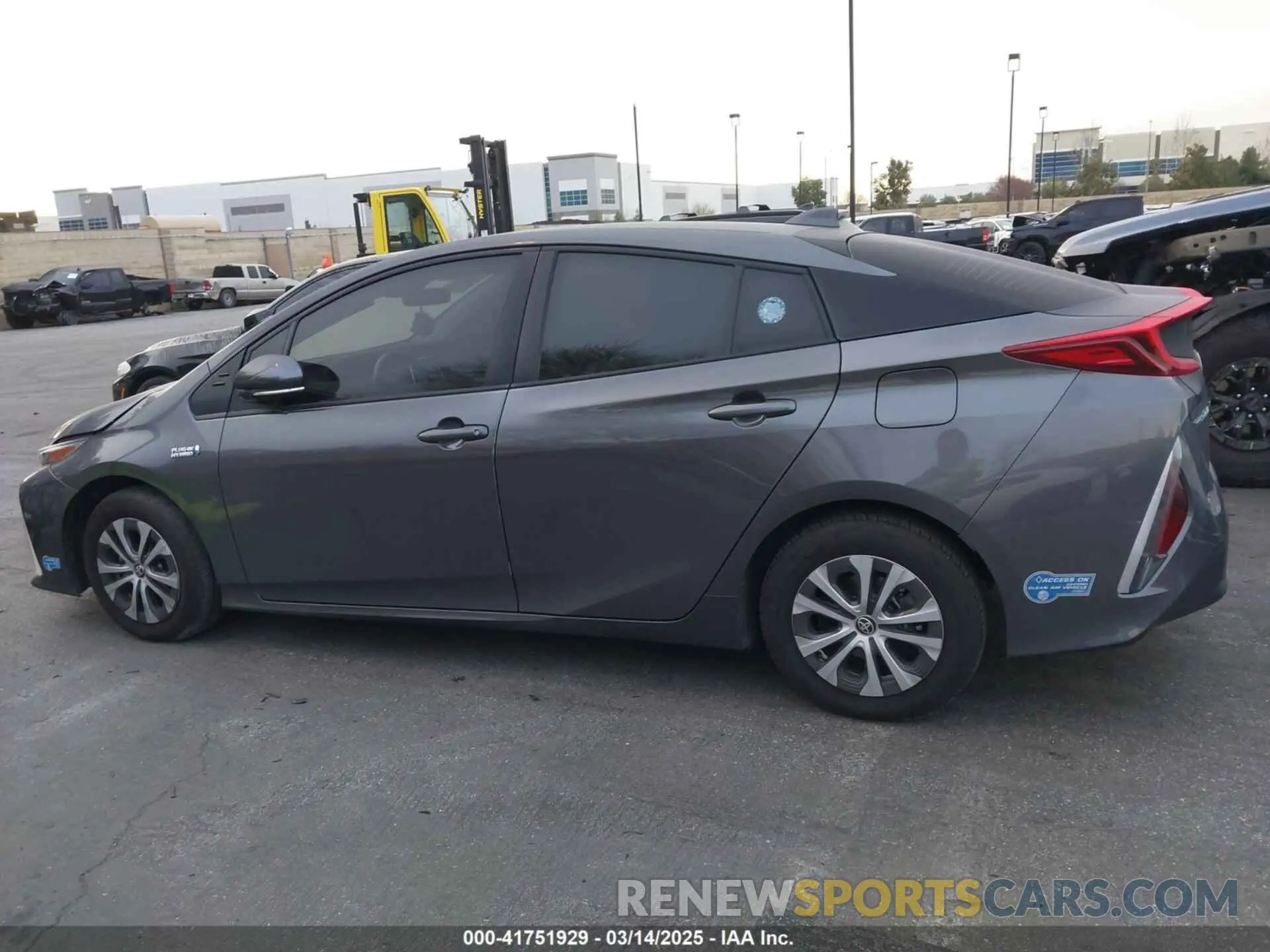 14 Фотография поврежденного автомобиля JTDKAMFP4N3202105 TOYOTA PRIUS PRIME 2022