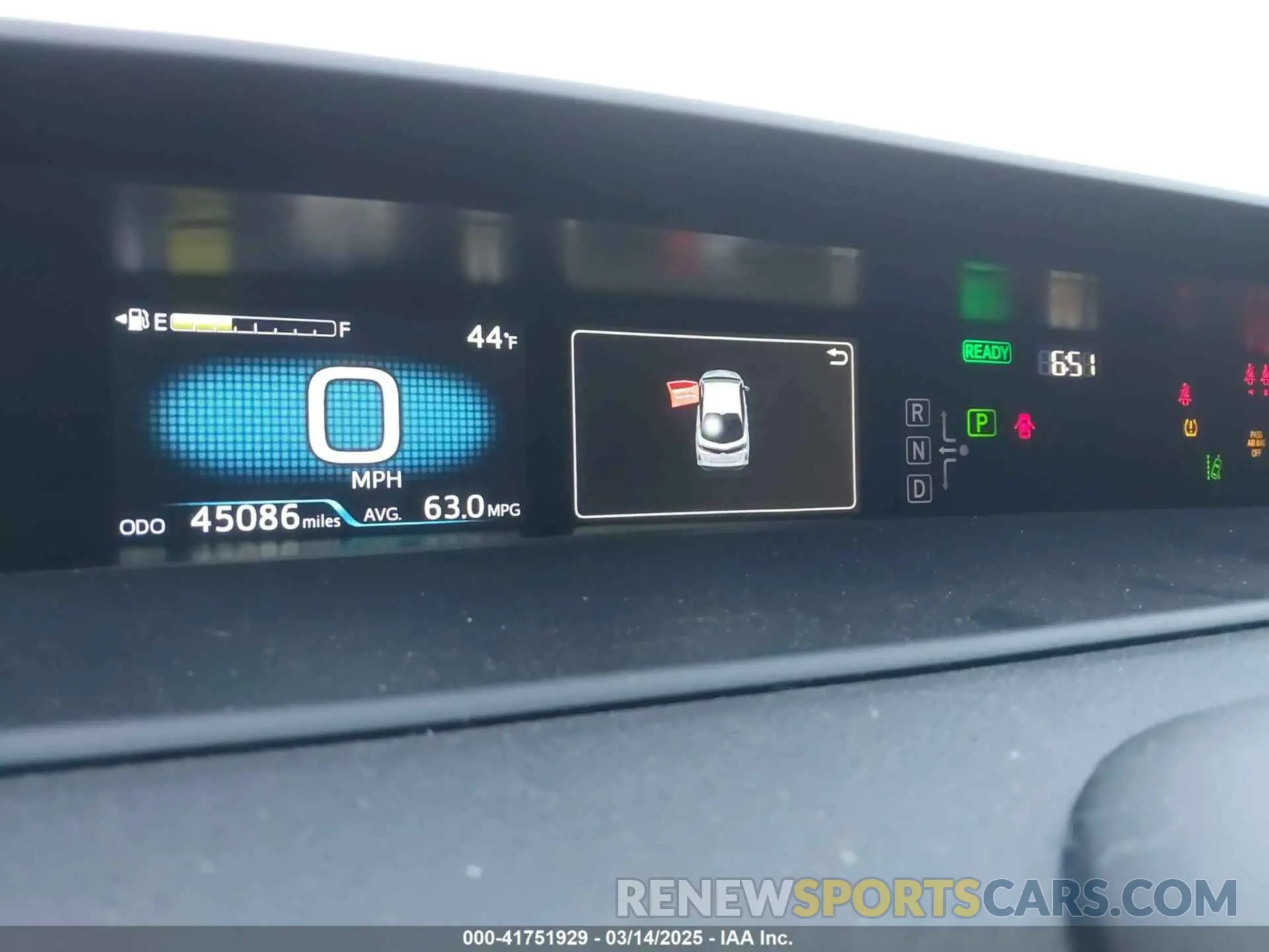 7 Фотография поврежденного автомобиля JTDKAMFP4N3202105 TOYOTA PRIUS PRIME 2022