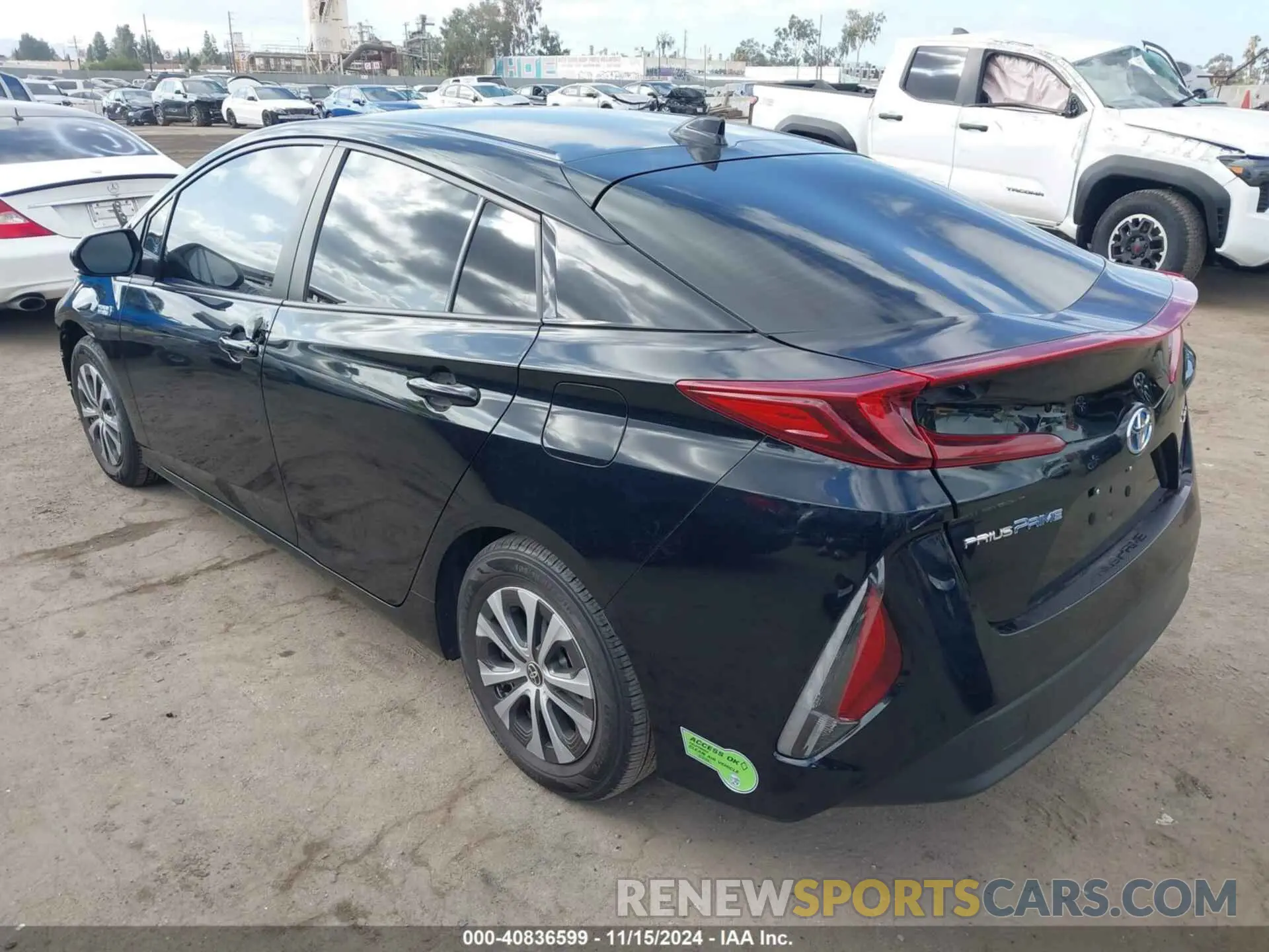 3 Фотография поврежденного автомобиля JTDKAMFP4N3223942 TOYOTA PRIUS PRIME 2022