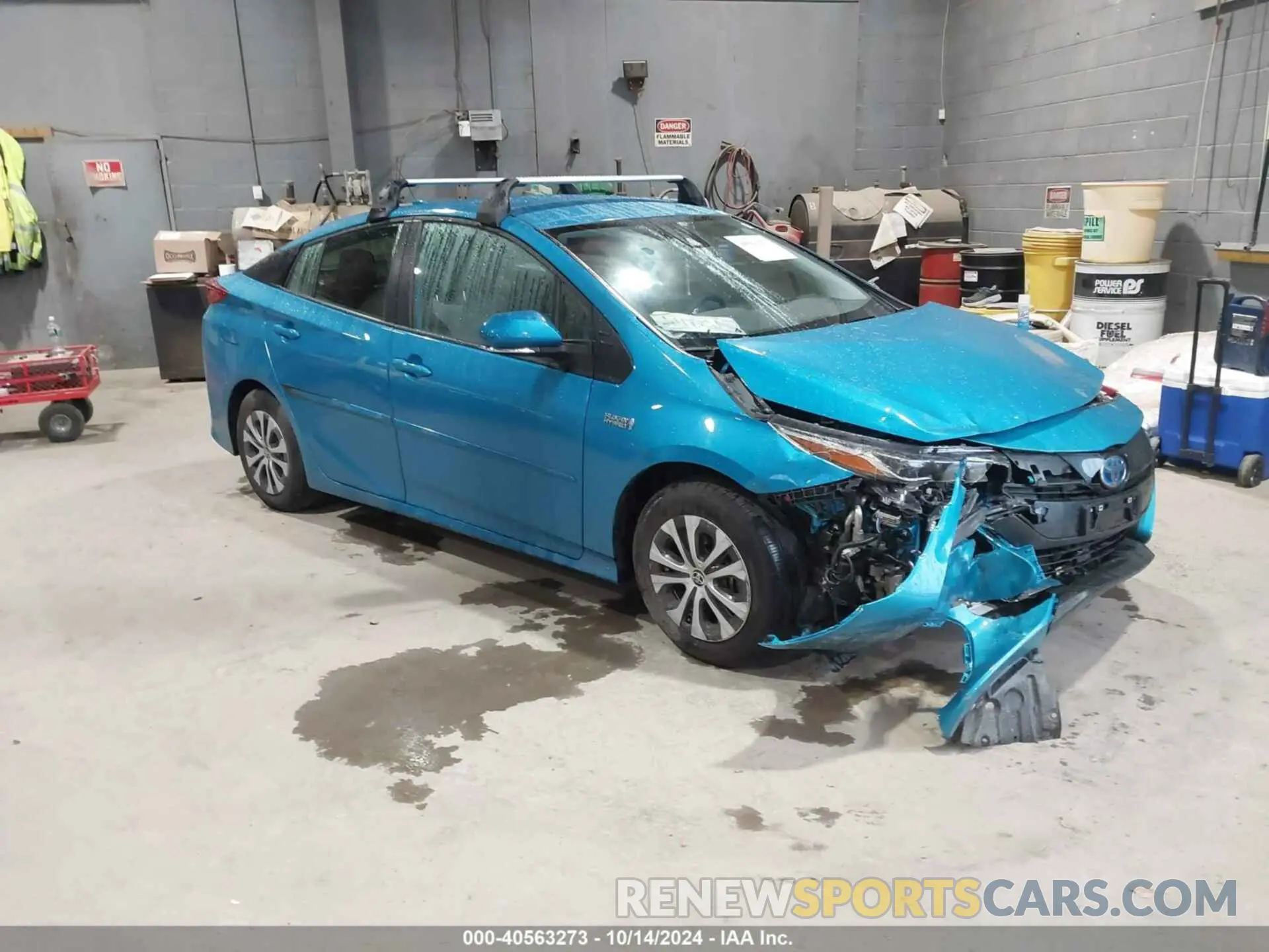 1 Photograph of a damaged car JTDKAMFP6N3228382 TOYOTA PRIUS PRIME 2022