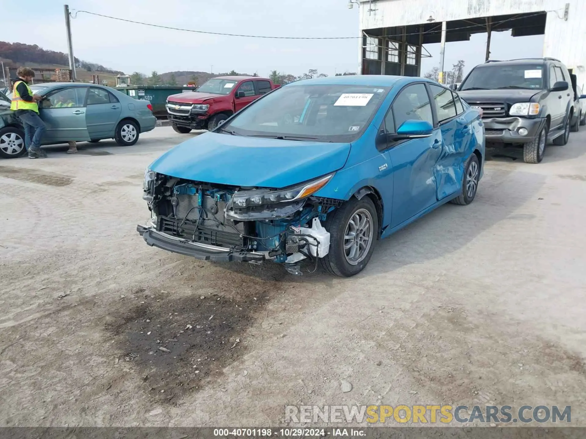 6 Photograph of a damaged car JTDKAMFP7N3224843 TOYOTA PRIUS PRIME 2022