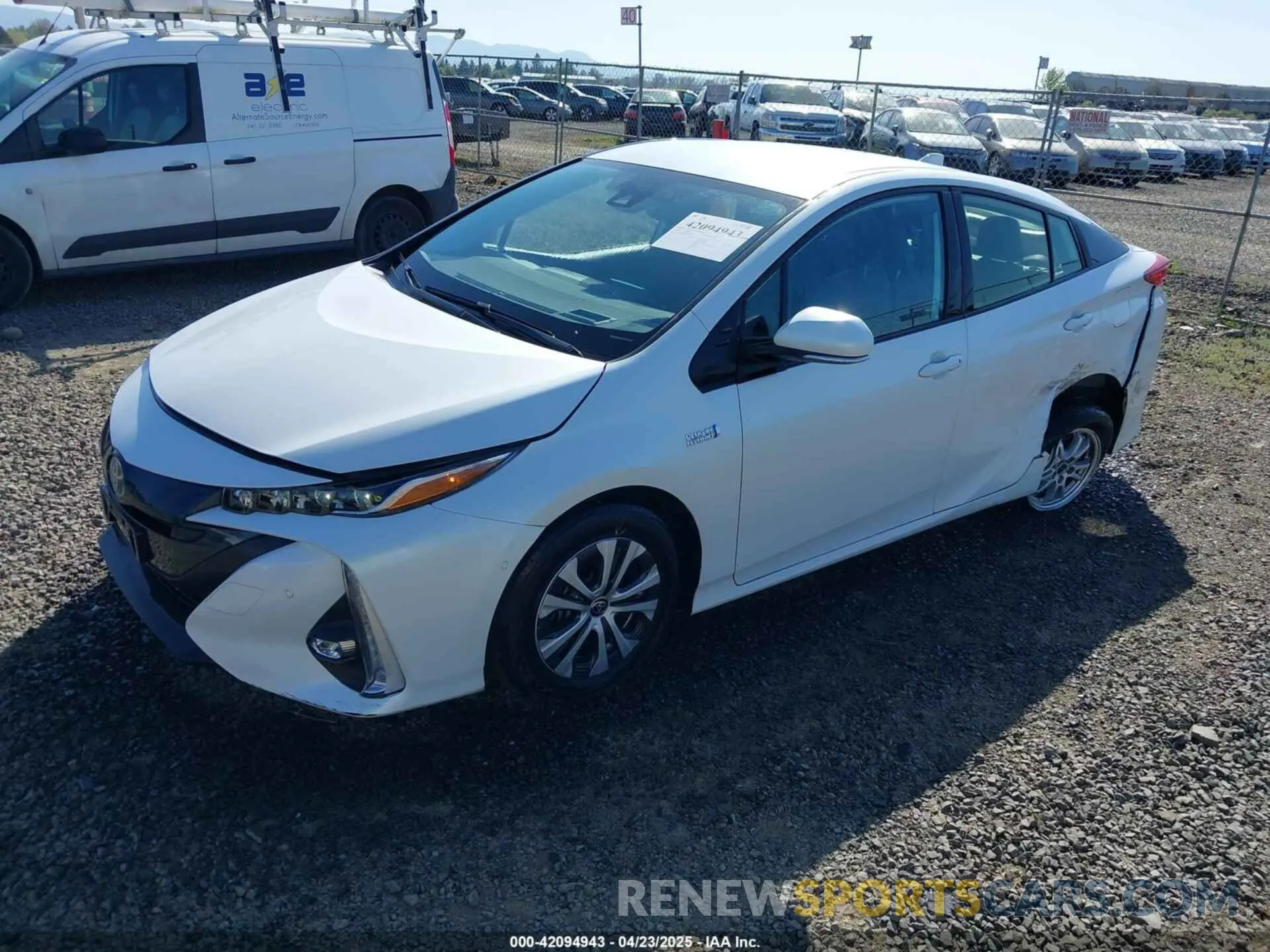 2 Фотография поврежденного автомобиля JTDKAMFP8N3198379 TOYOTA PRIUS PRIME 2022