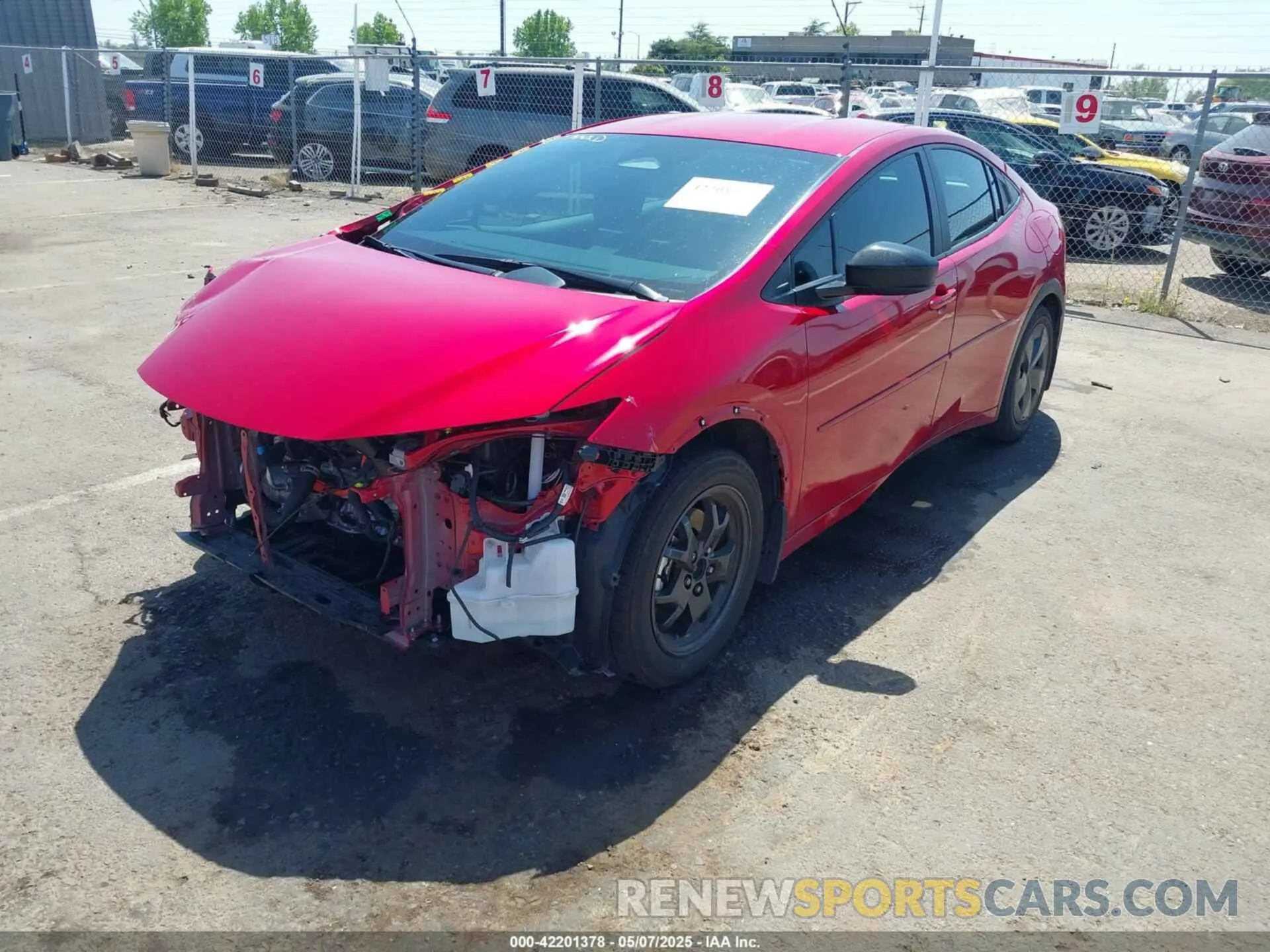 2 Фотография поврежденного автомобиля JTDACACU3P3001443 TOYOTA PRIUS PRIME 2023