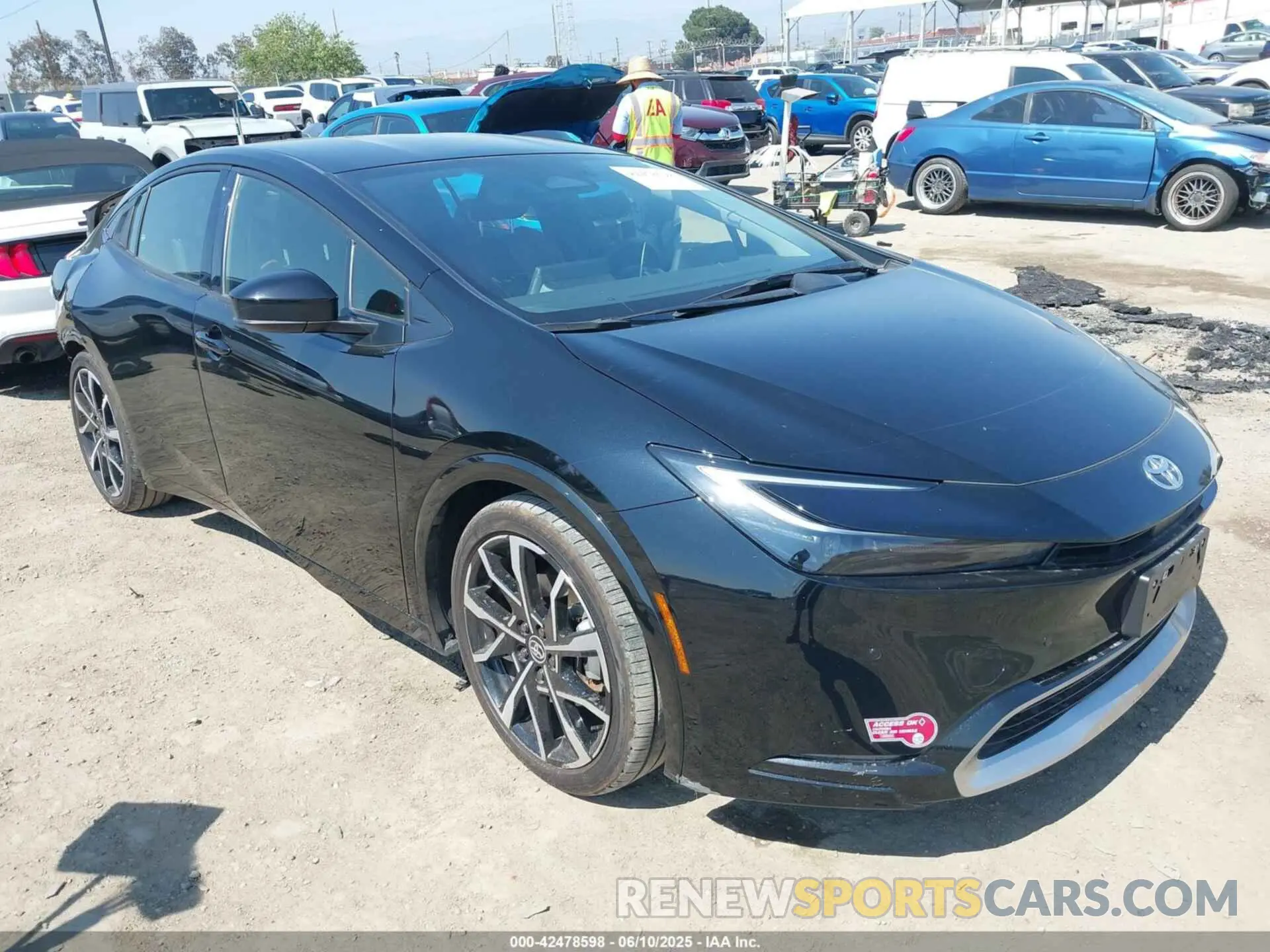 1 Photograph of a damaged car JTDACACU0R3018543 TOYOTA PRIUS PRIME 2024