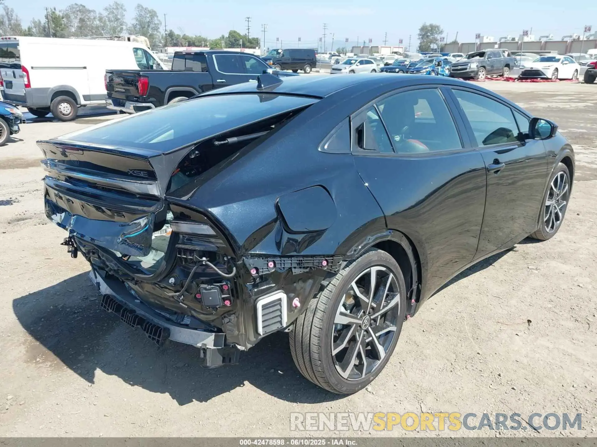 4 Photograph of a damaged car JTDACACU0R3018543 TOYOTA PRIUS PRIME 2024